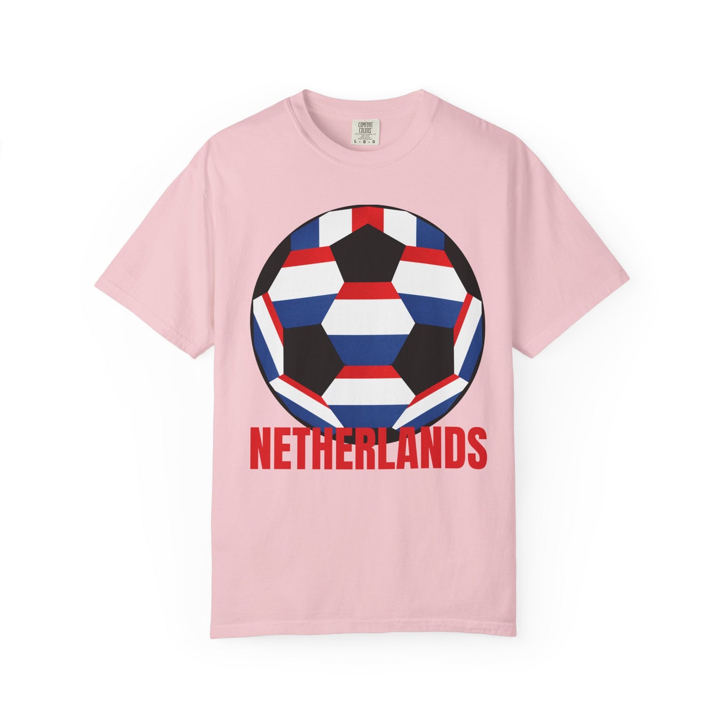 Netherlands Fan Specialty Soccer Ball Design T Shirt