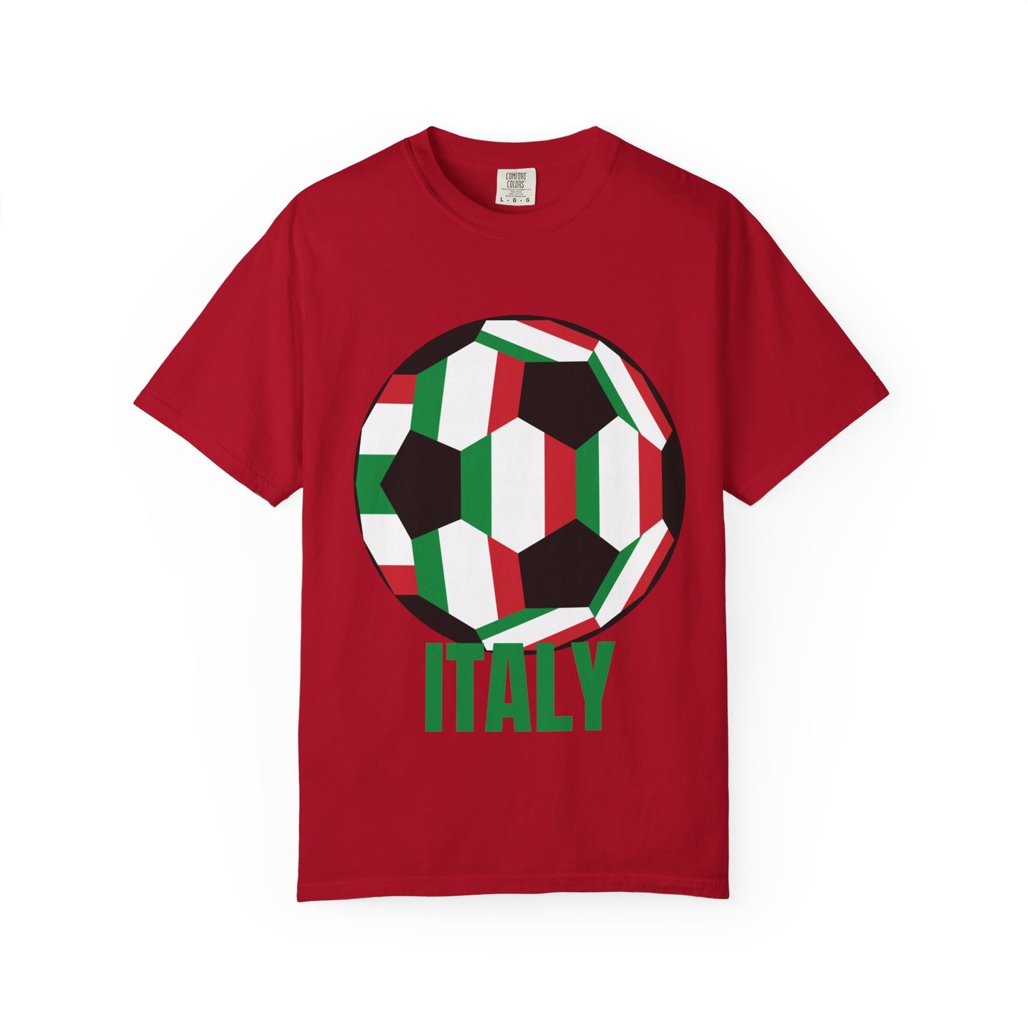 Italy Soccer Tee — Italian Flag Football Shirt
