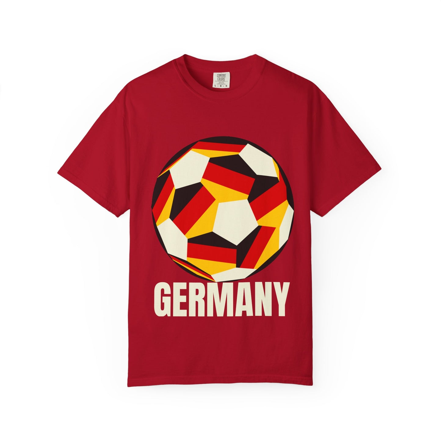 Germany Fan Specialty Soccer Ball Design T Shirt