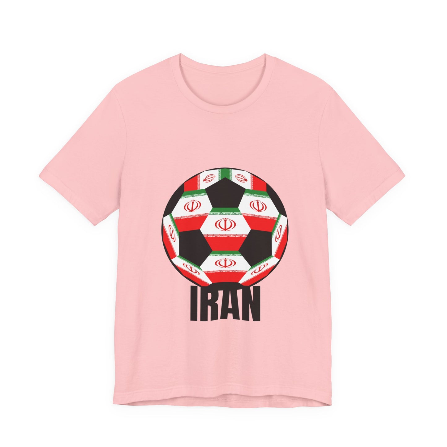 Iran Fan Specialty Soccer Ball Design T Shirt