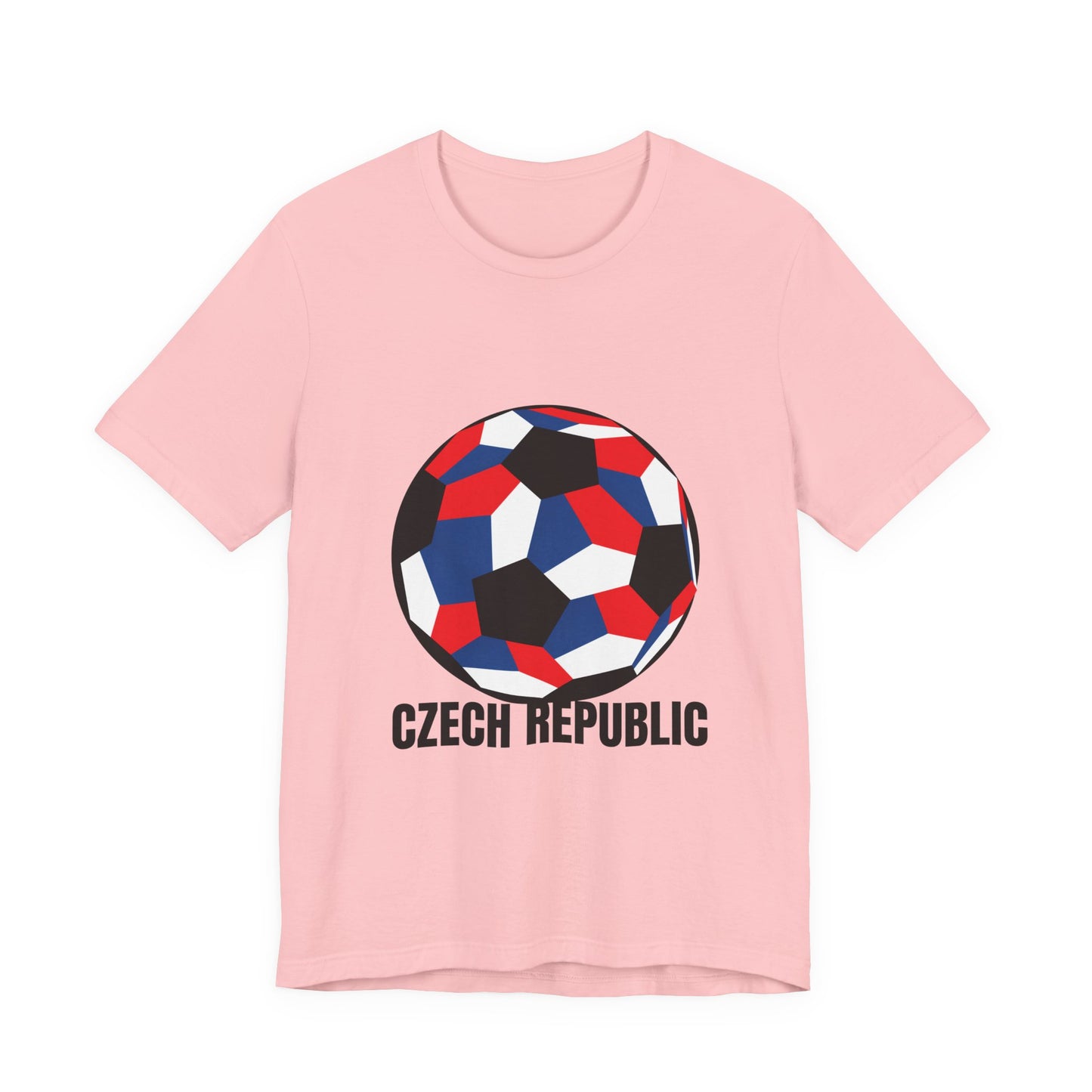 Czech Republic Fan Specialty Soccer Ball Design T Shirt