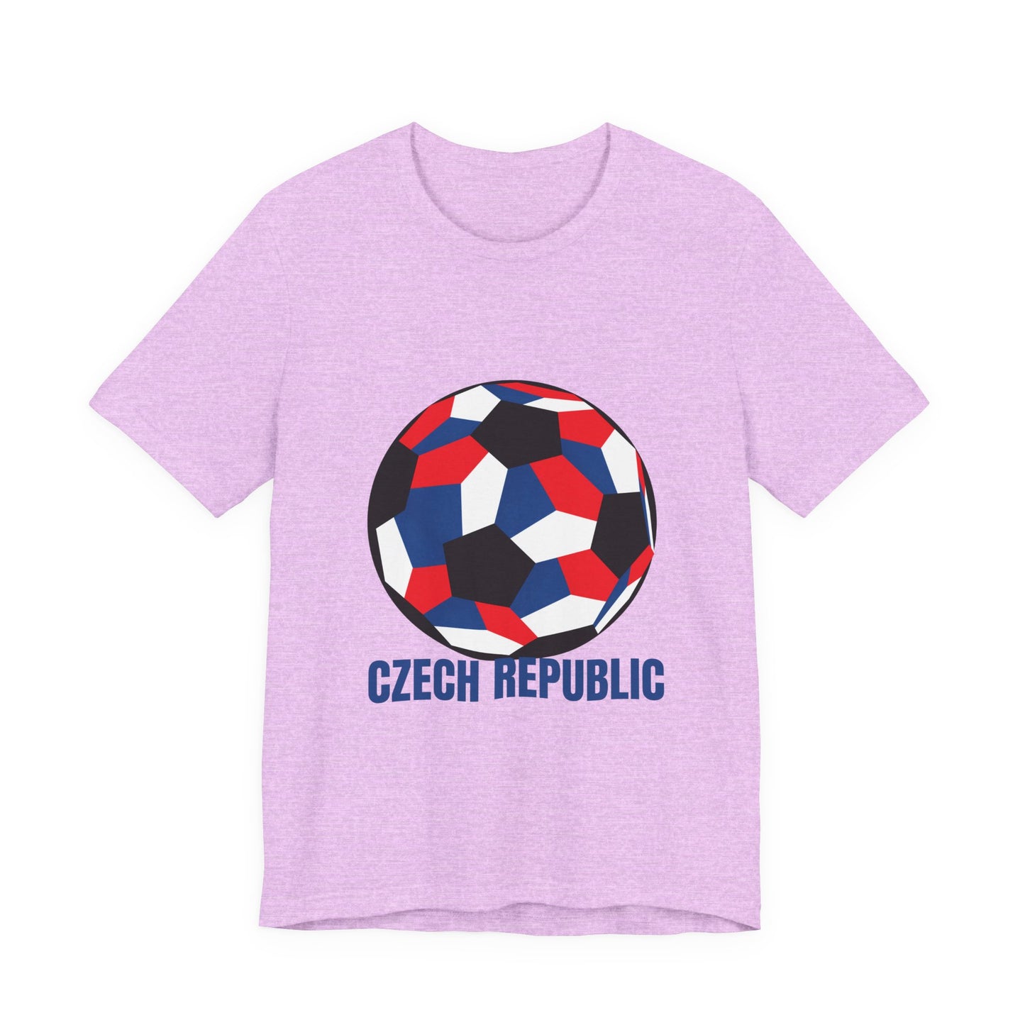 Czech Republic Fan Specialty Soccer Ball Design T Shirt