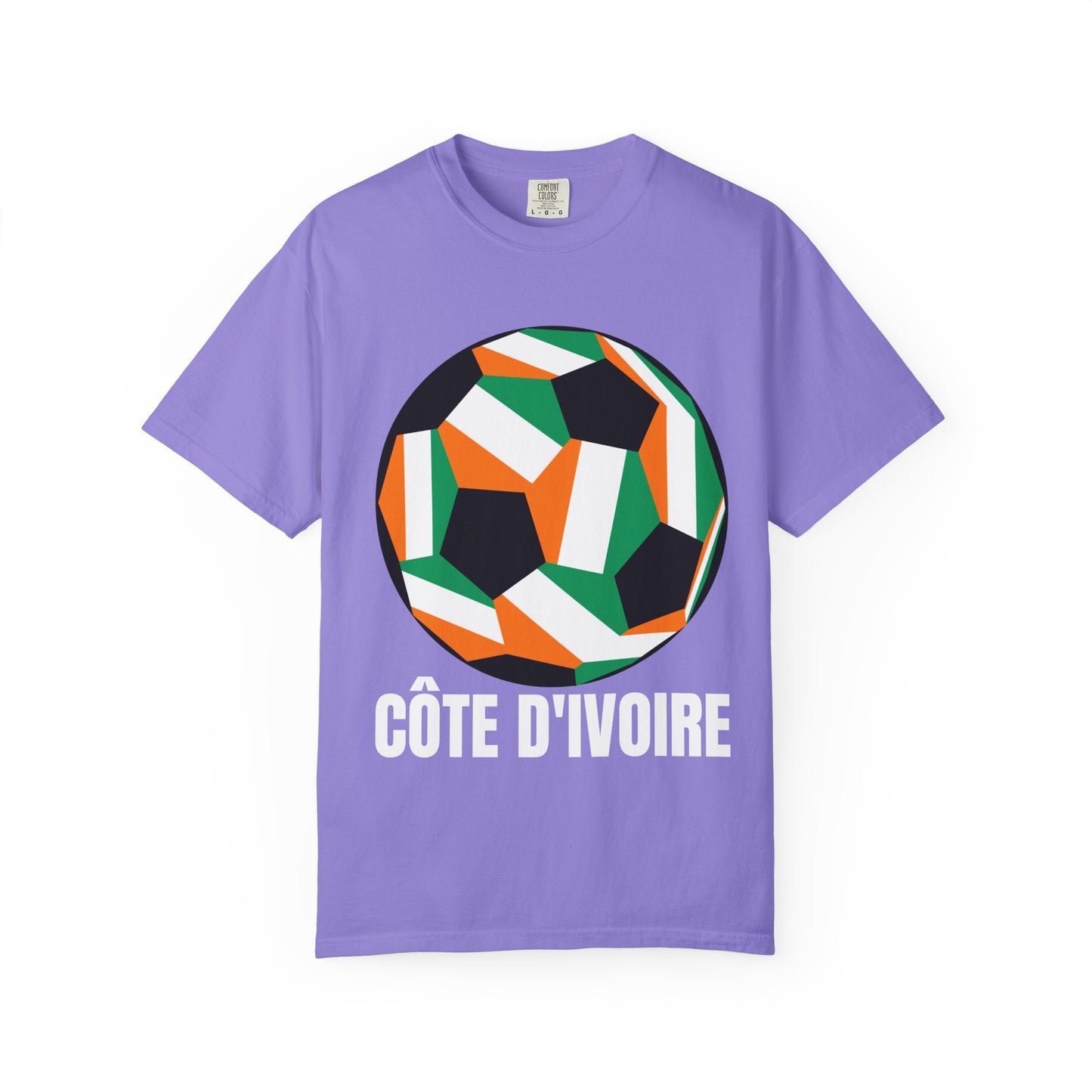 CÔTE D' IVOIRE Fan Specialty Soccer Ball Design T Shirt