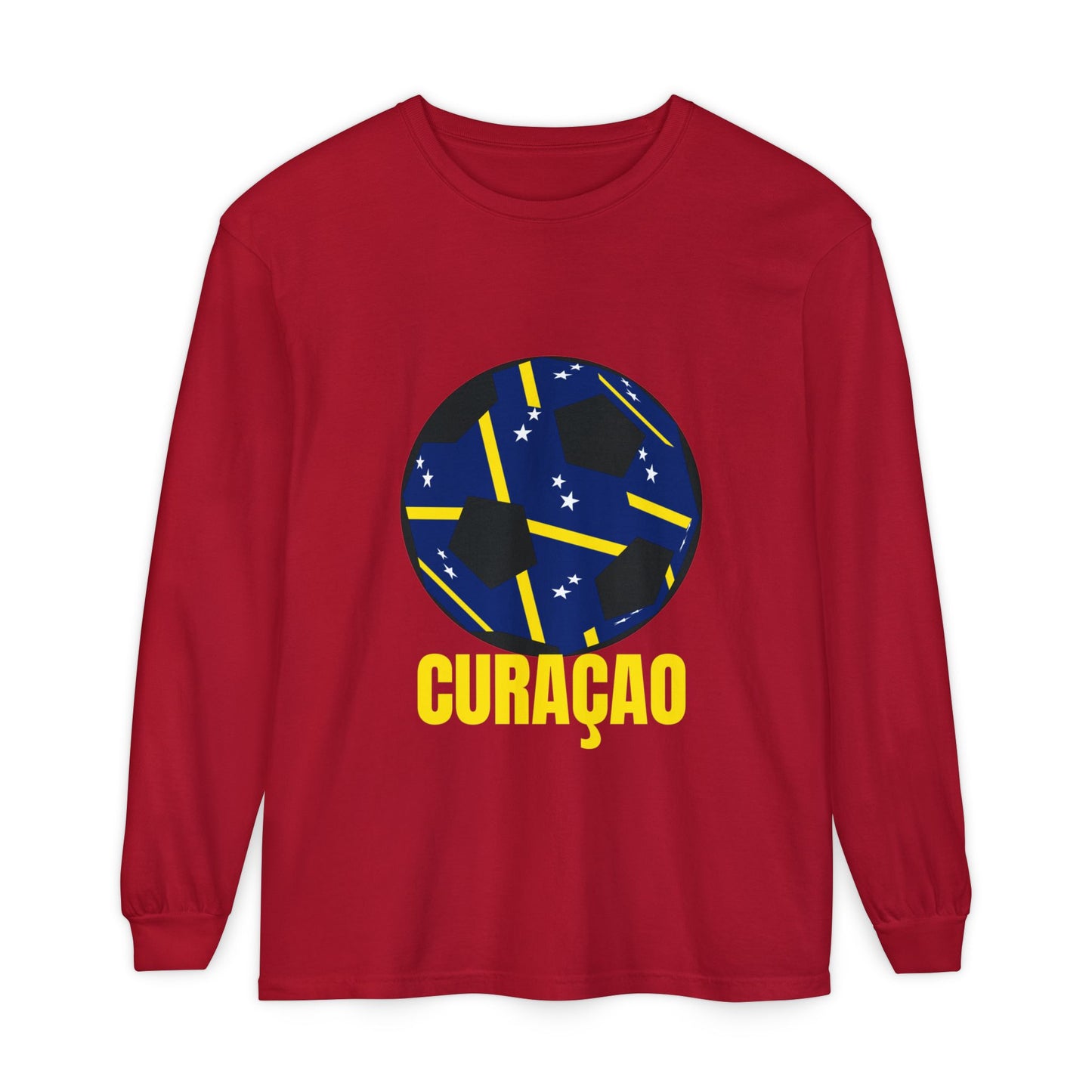 Curacao Fan Specialty Soccer Ball Design Long Sleeve