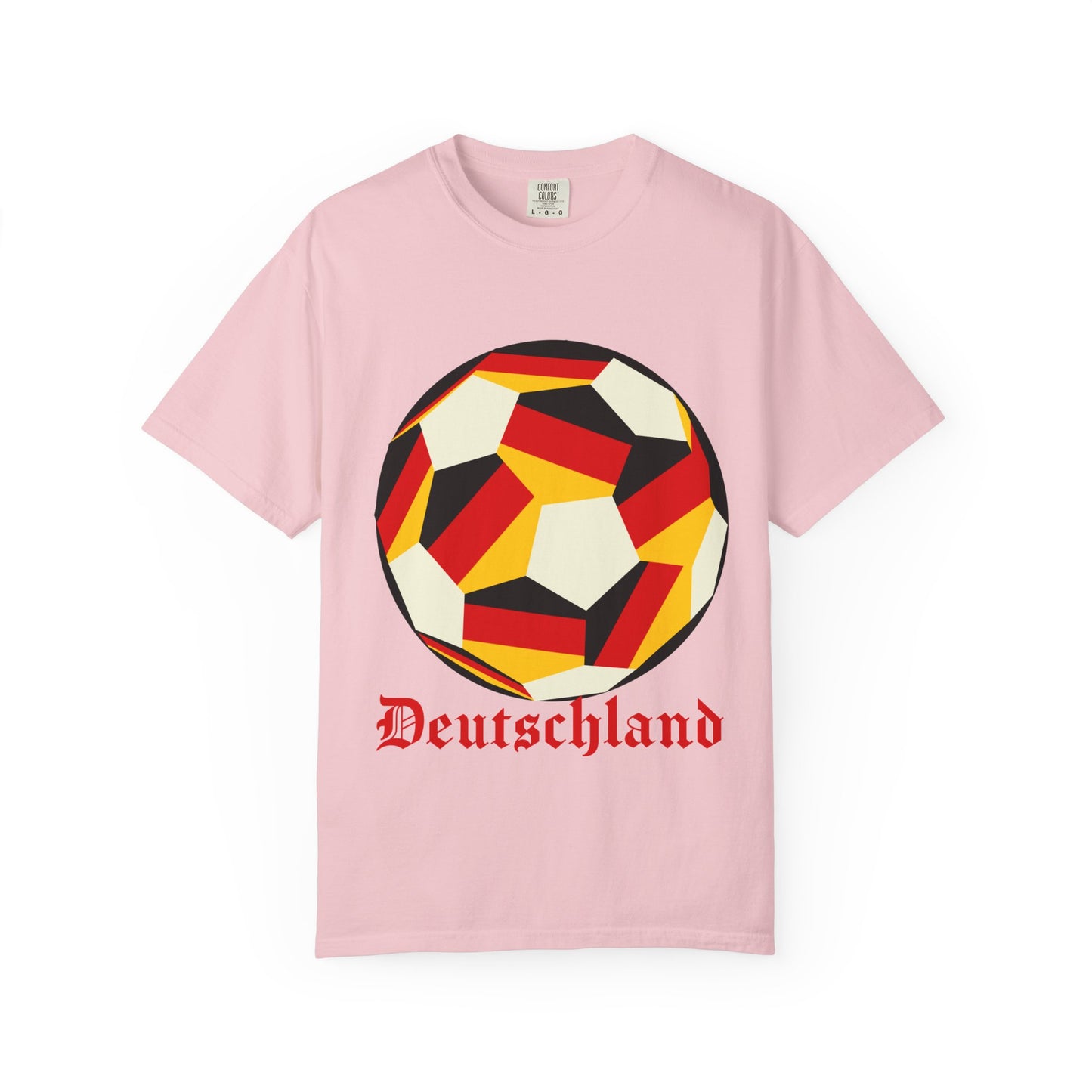 Deutschland Fan Specialty Soccer Ball Design T Shirt
