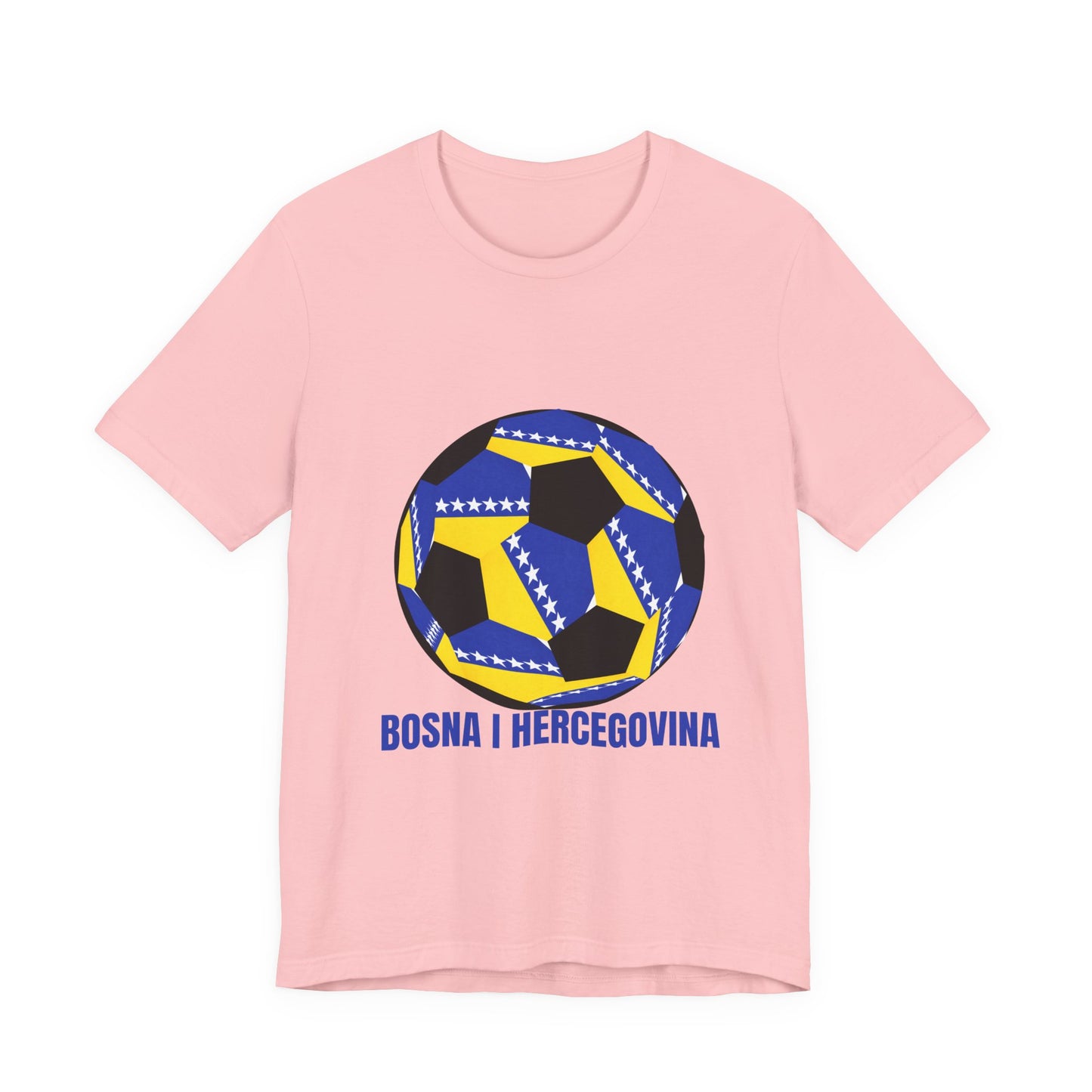 Bosnia Herzegovina Fan Specialty Soccer Ball Design T Shirt