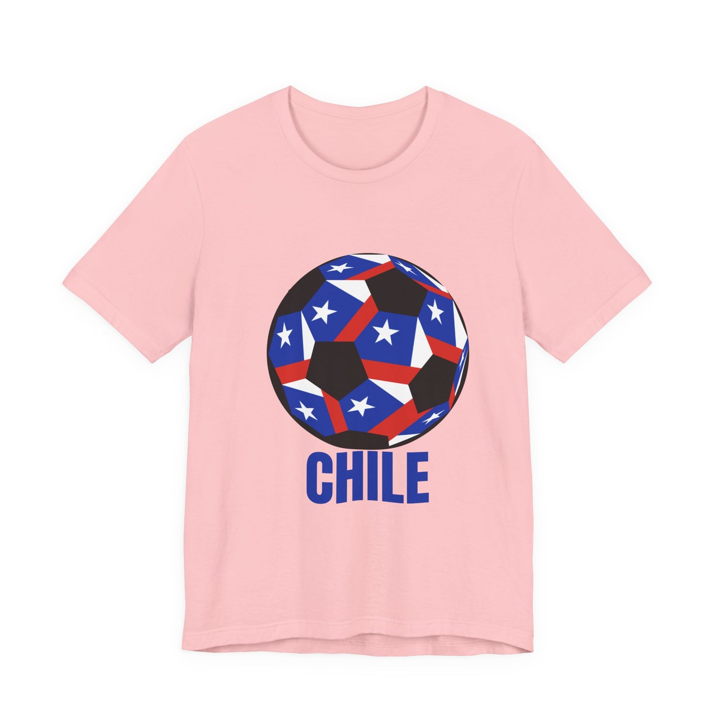 Chile Fan Specialty Soccer Ball Design T Shirt