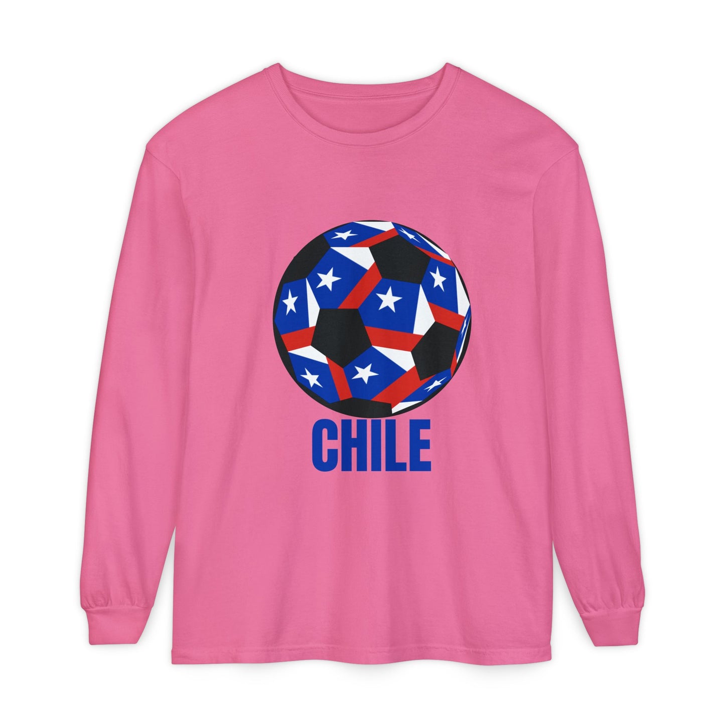 Chile Fan Specialty Soccer Ball Design Long Sleeve