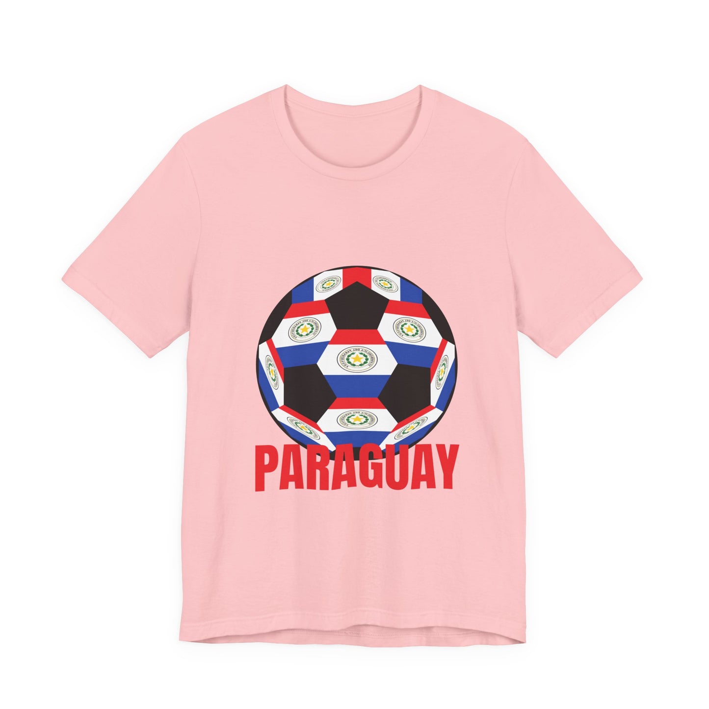 Paraguay Fan Specialty Soccer Ball Design T Shirt