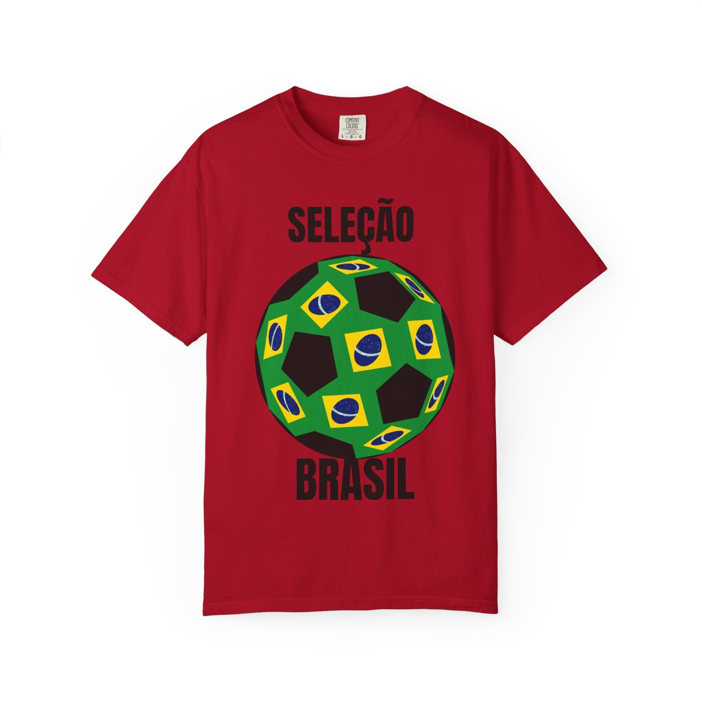 SELEÇÃO Brasil Fan Specialty Soccer Ball Design T Shirt
