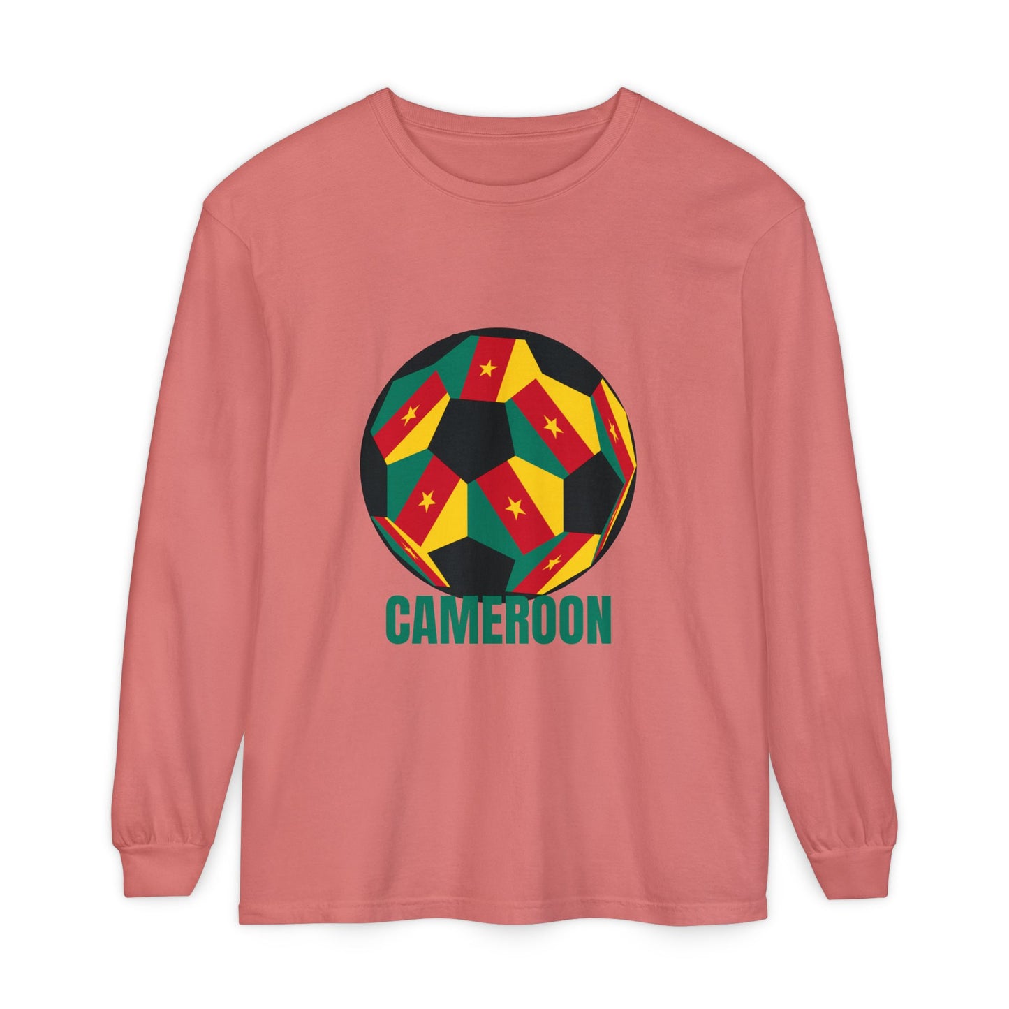 Cameroon Fan Specialty Soccer Ball Design Long Sleeve