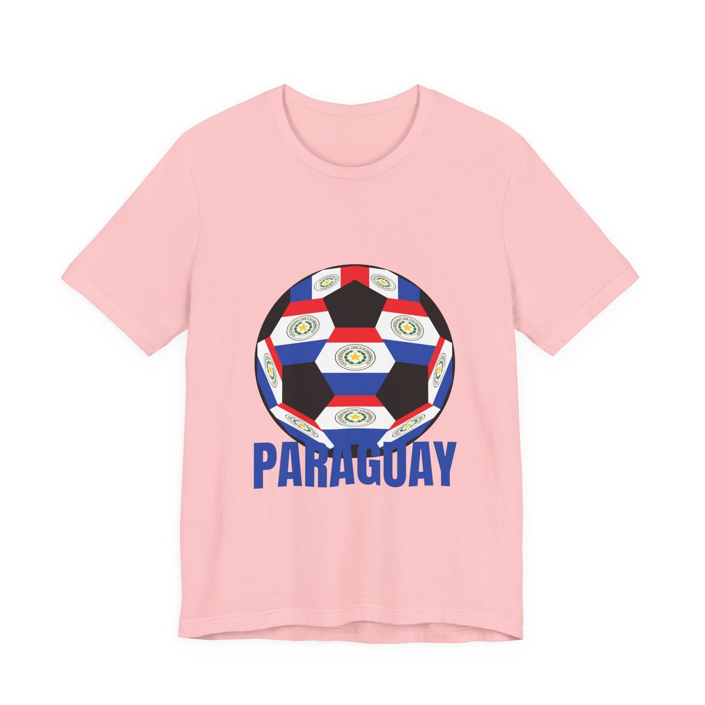 Paraguay Fan Specialty Soccer Ball Design T Shirt