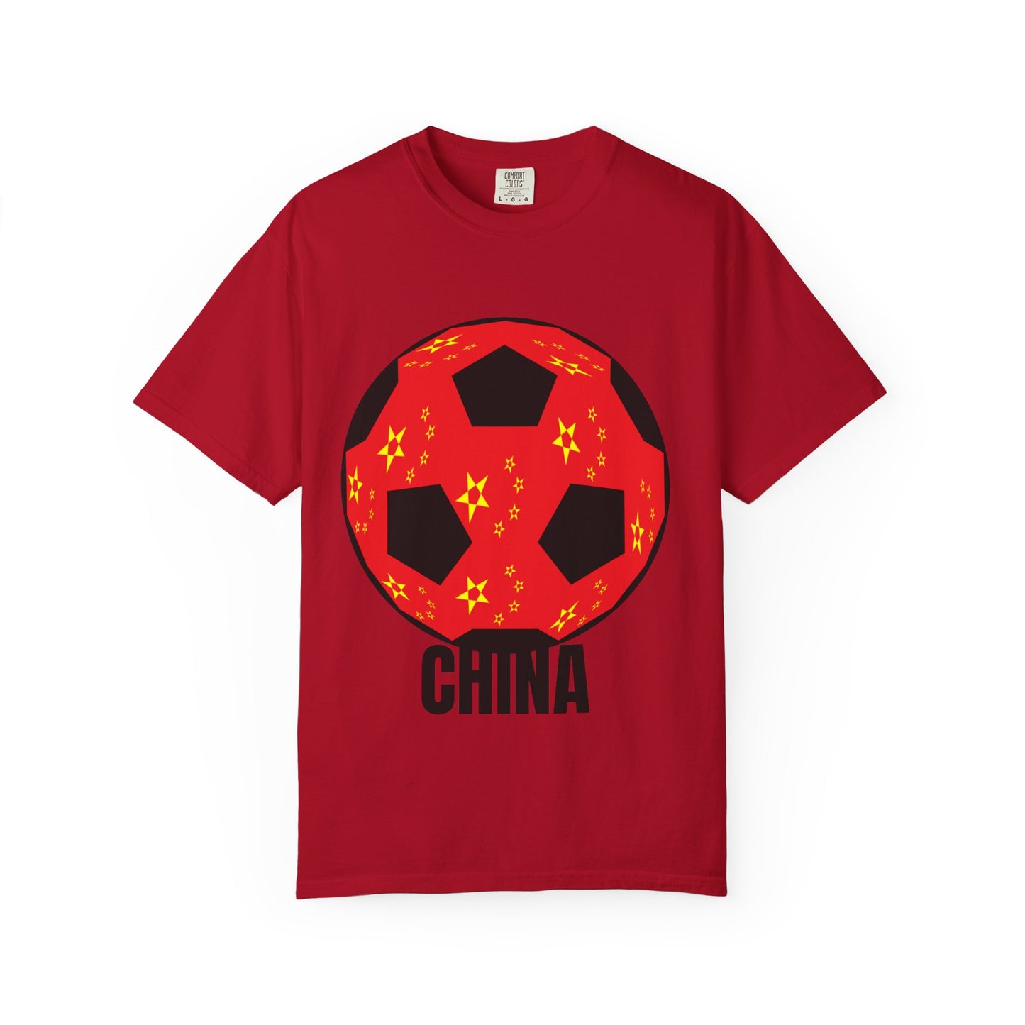 China Fan Specialty Soccer Ball Design T Shirt