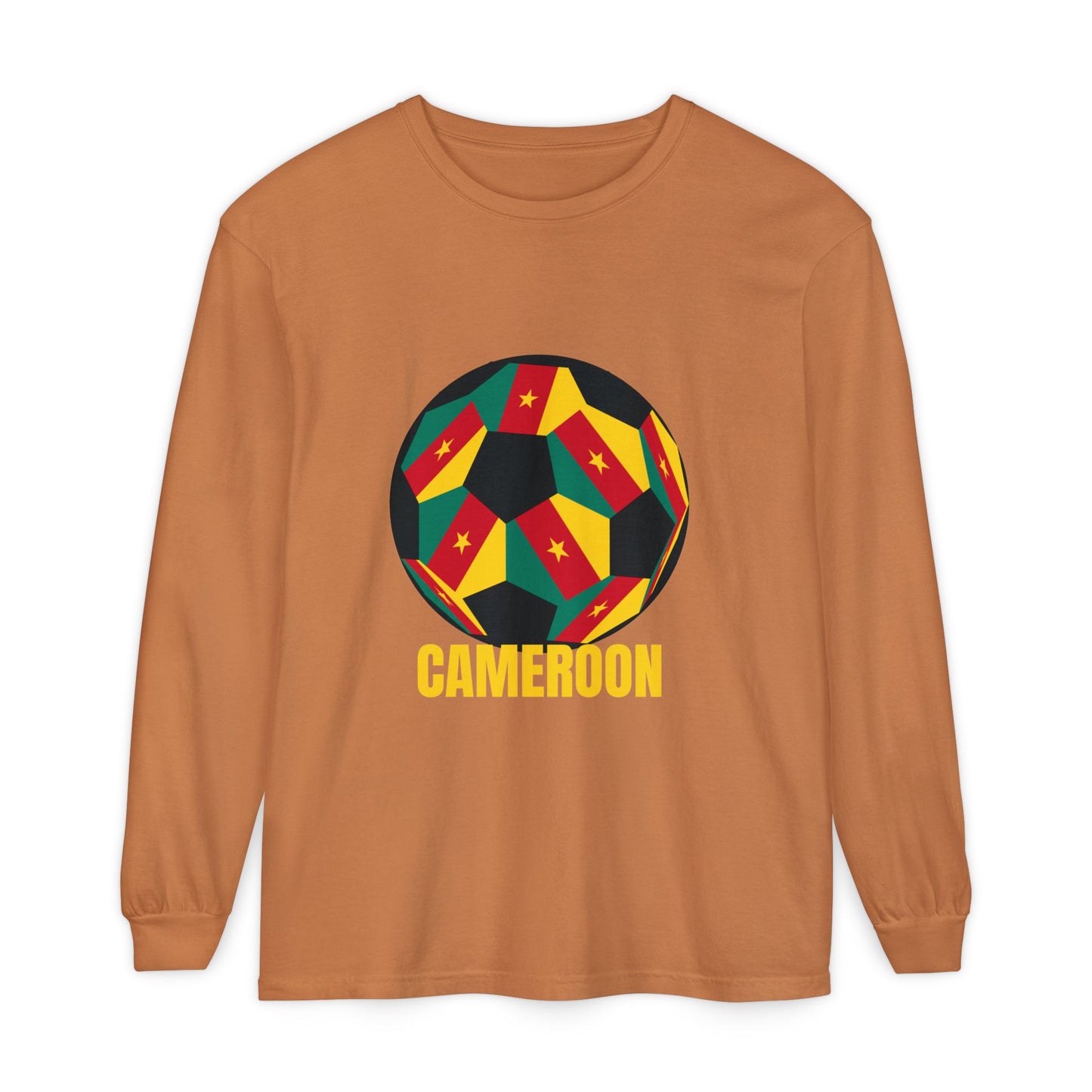 Cameroon Fan Specialty Soccer Ball Design Long Sleeve