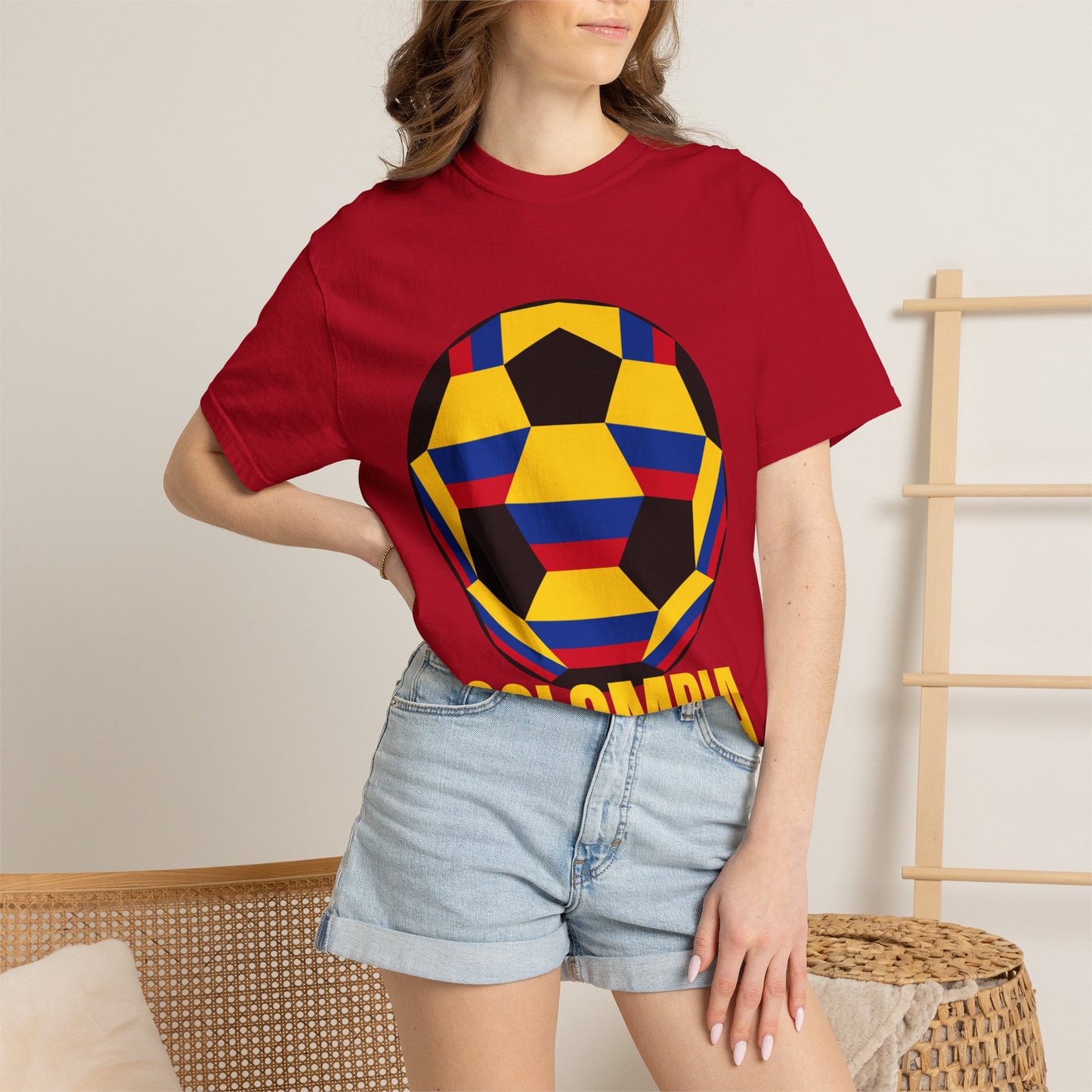 Columbia Fan Specialty Soccer Ball Design T Shirt