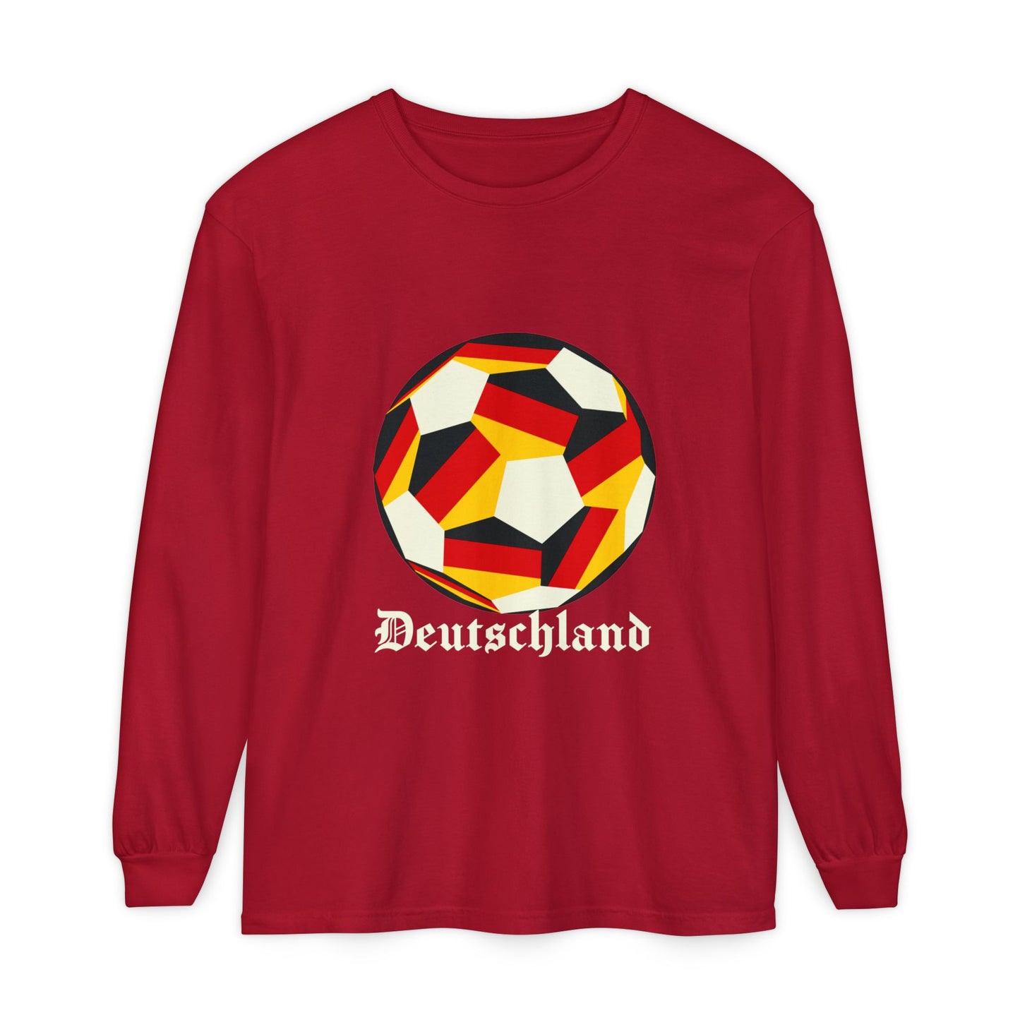 Germany Fan Specialty Soccer Ball Design Long Sleeve