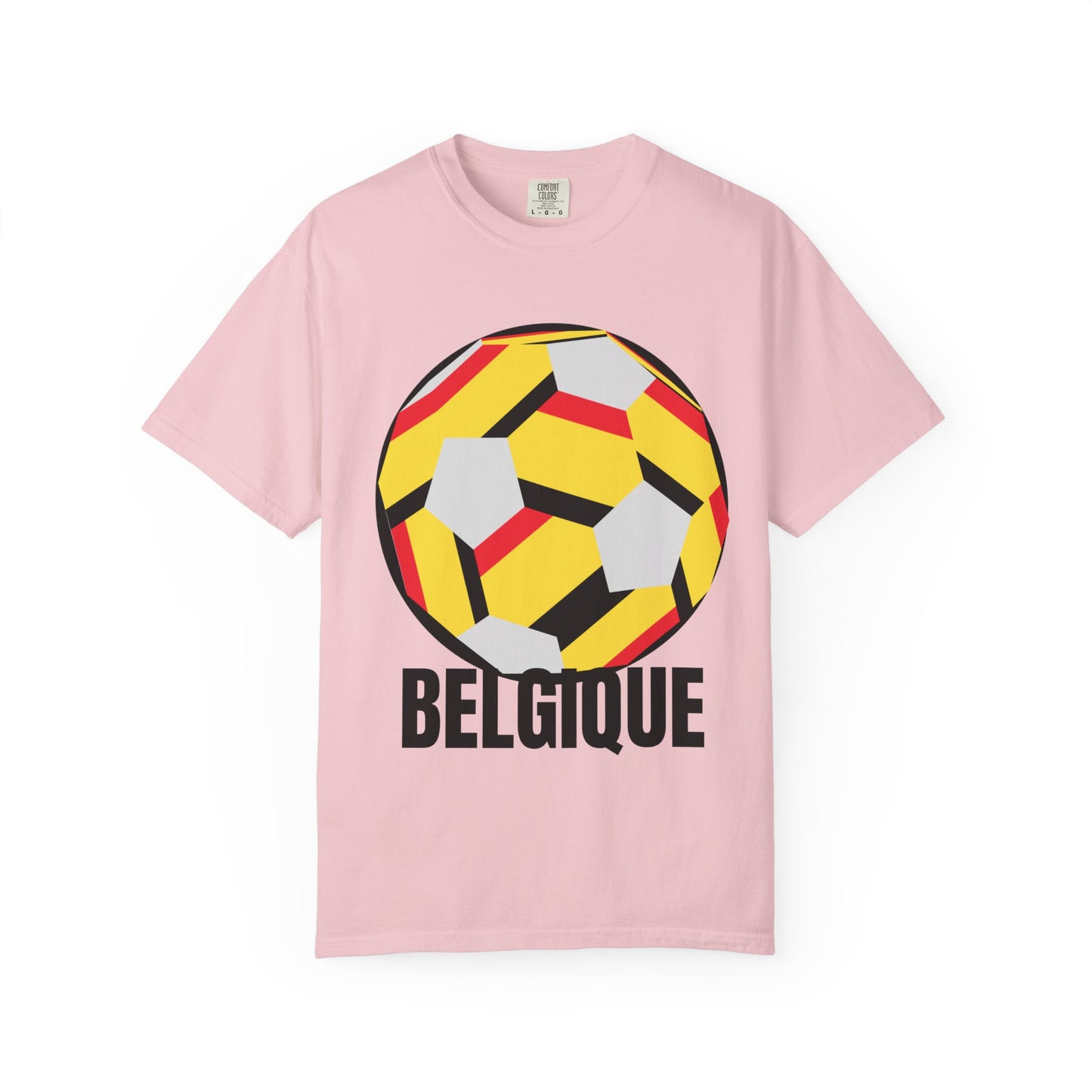Belgique Fan Specialty Soccer Ball Design T Shirt