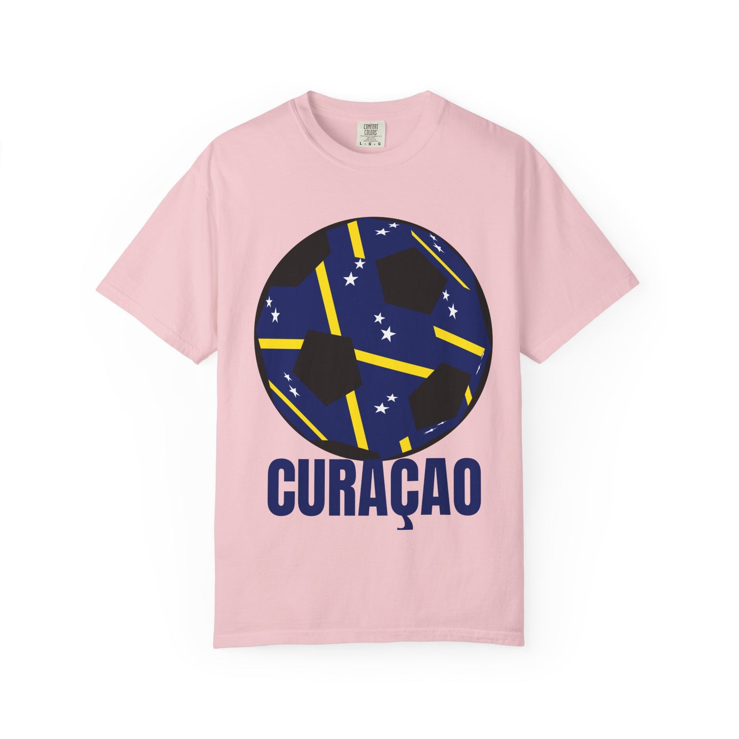 CURAÇAO Fan Specialty Soccer Ball Design T Shirt