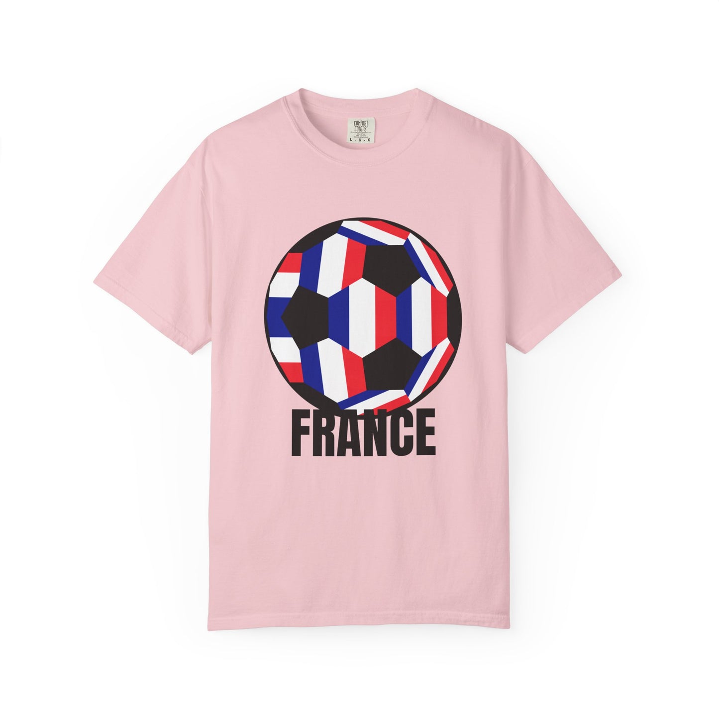 France Fan Specialty Soccer Ball Design T Shirt