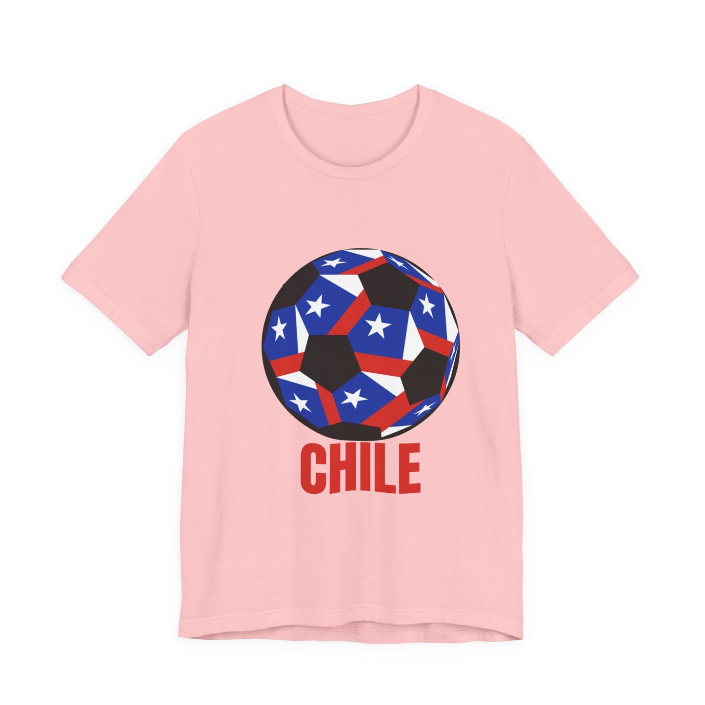 Chile Fan Specialty Soccer Ball Design T Shirt