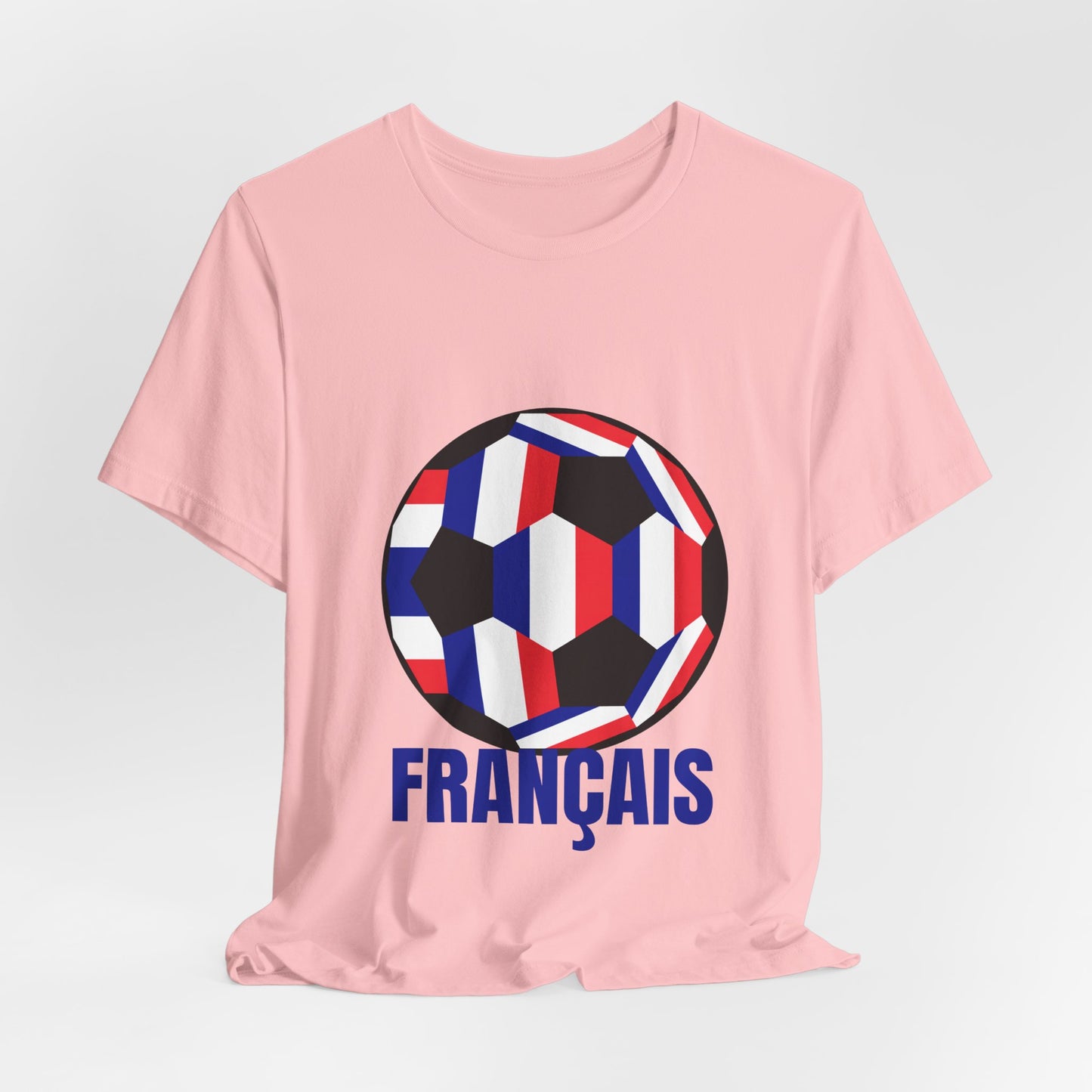 Francais Fan Specialty Soccer Ball Design T Shirt