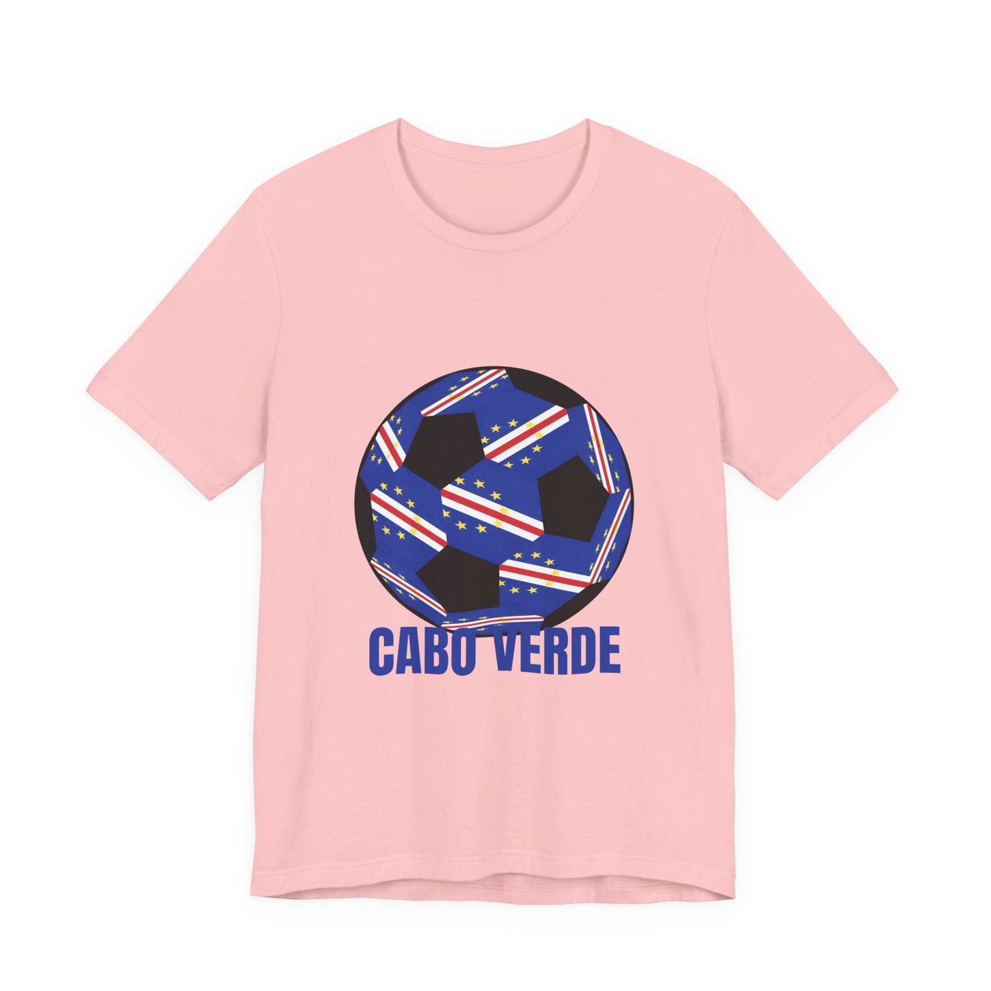 Cabo Verde Fan Specialty Soccer Ball Design T Shirt