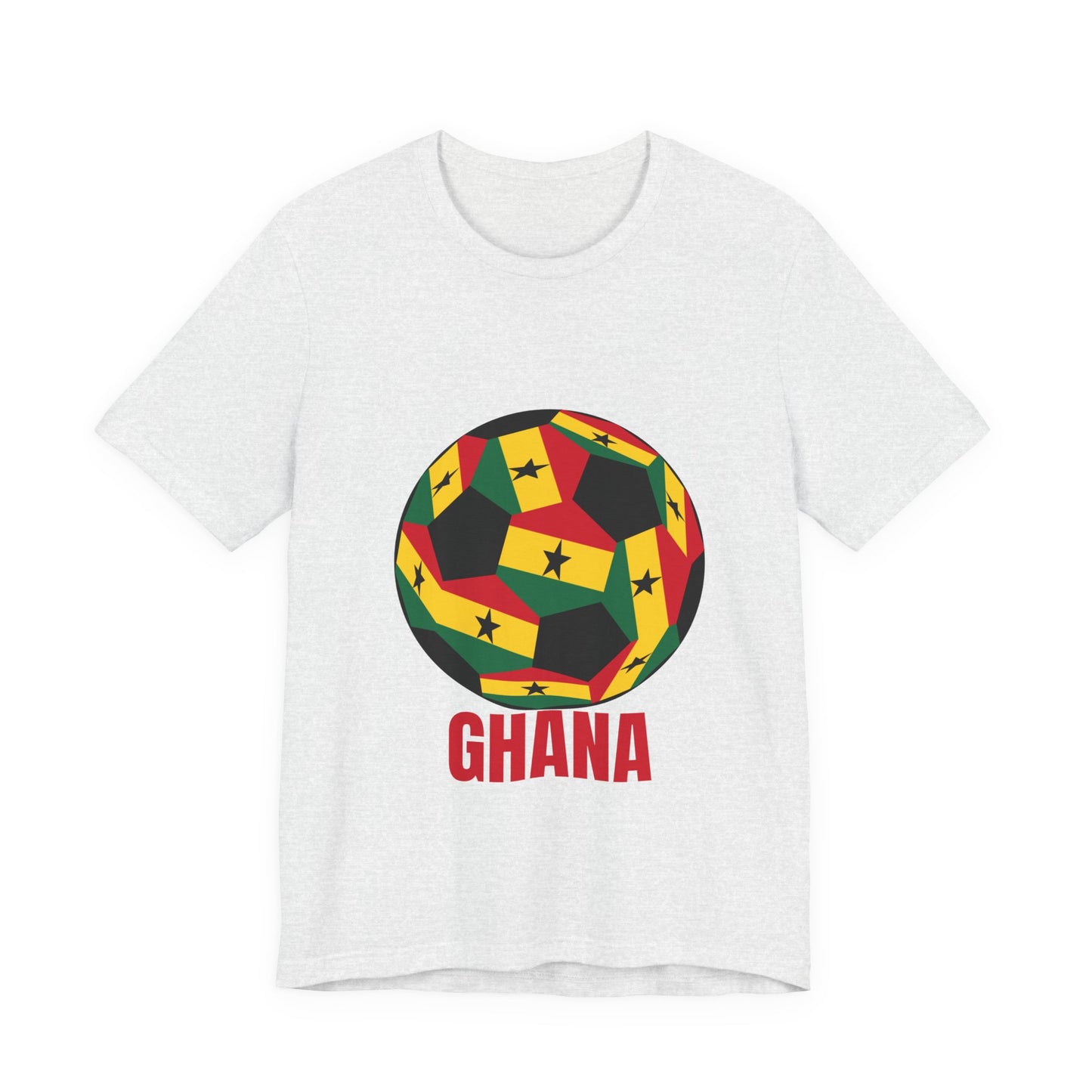Ghana Fan Specialty Soccer Ball Design T Shirt