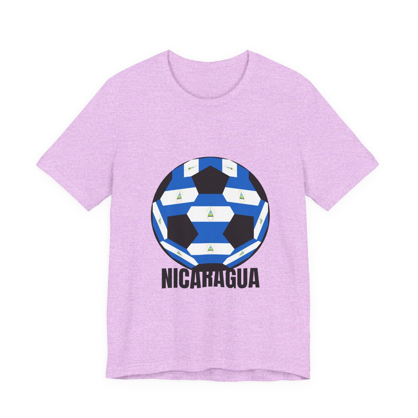 Nicaragua Fan Specialty Soccer Ball Design T Shirt