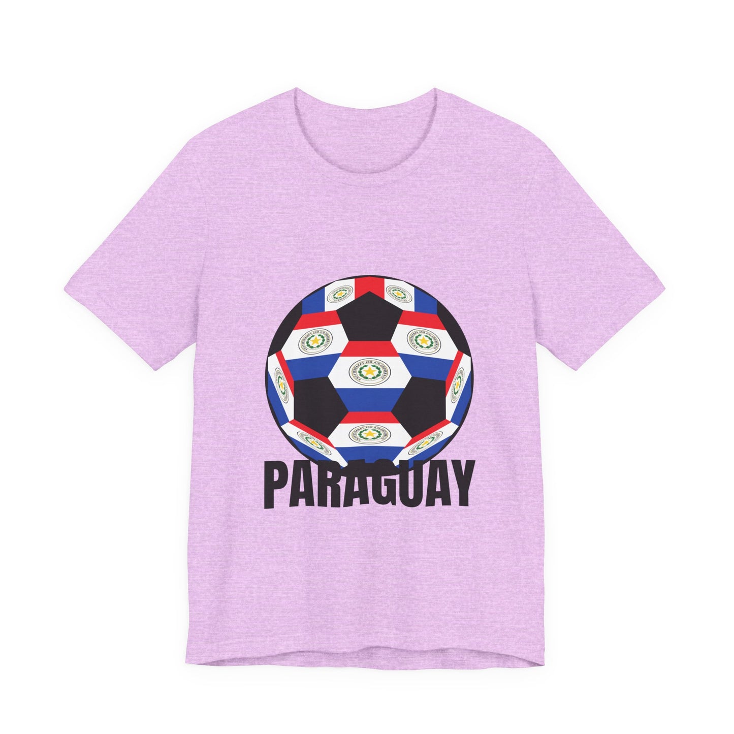 Paraguay Fan Specialty Soccer Ball Design T Shirt