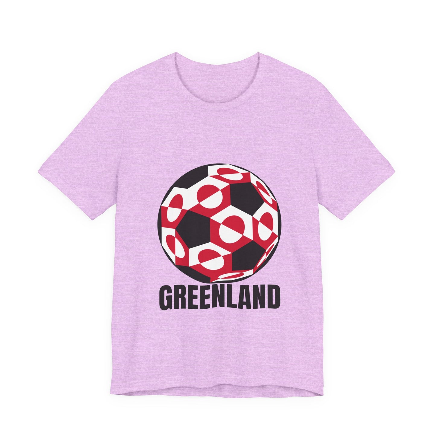 Greenland Fan Specialty Soccer Ball Design T Shirt