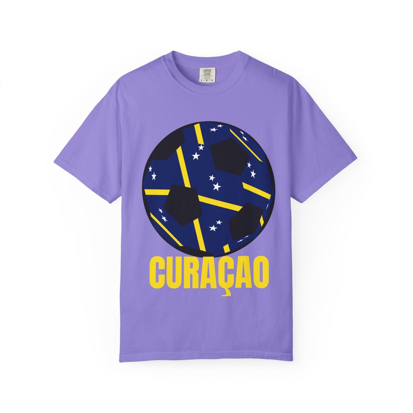 CURAÇAO Fan Specialty Soccer Ball Design T Shirt