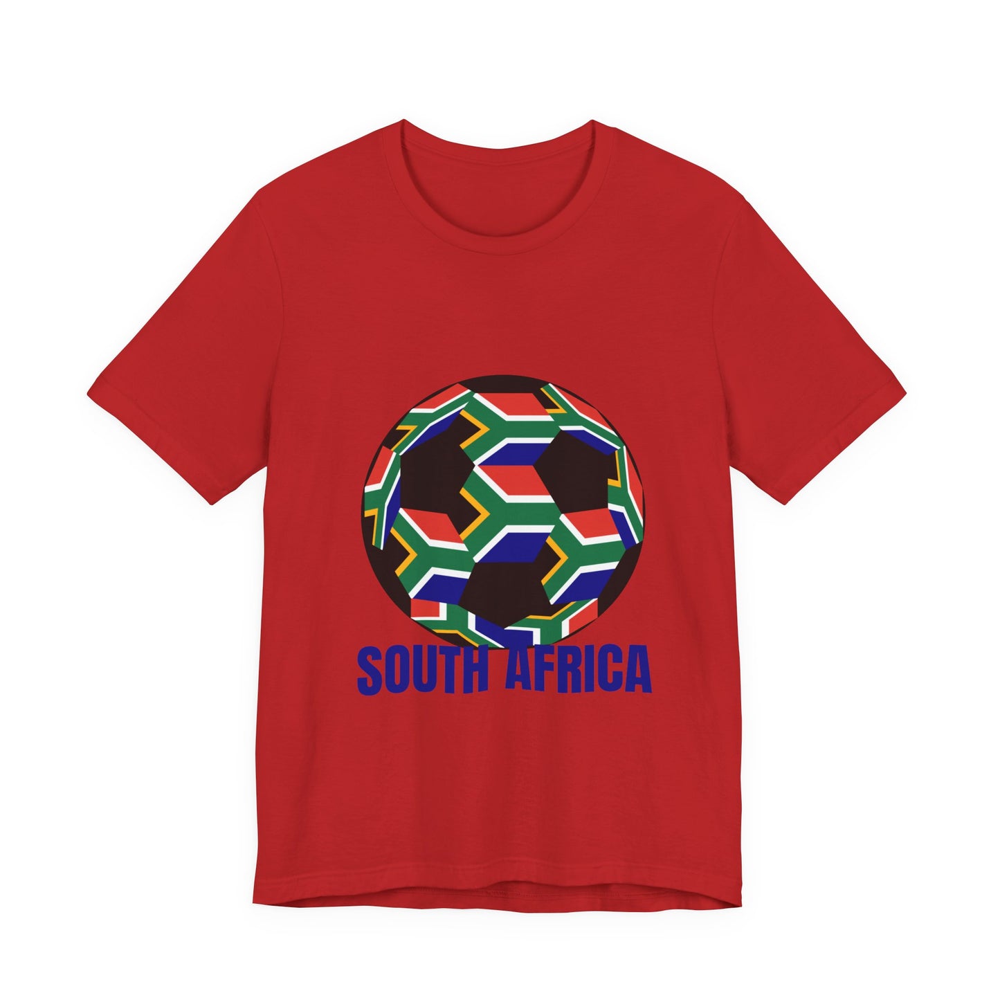 South Africa Fan Specialty Soccer Ball Design T Shirt