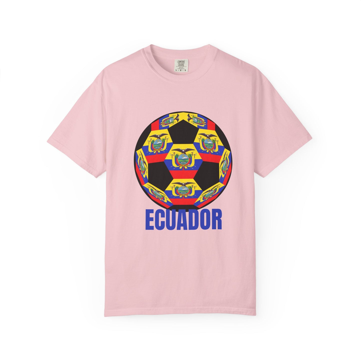 Ecuador Fan Specialty Soccer Ball Design T Shirt