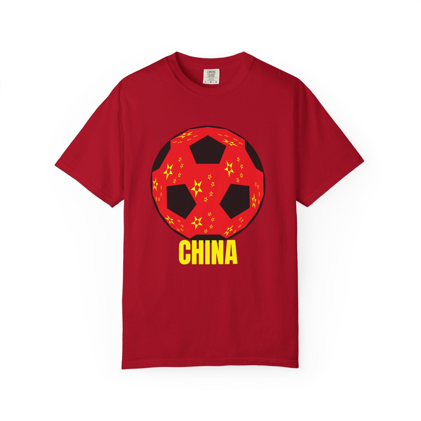 China Fan Specialty Soccer Ball Design T Shirt