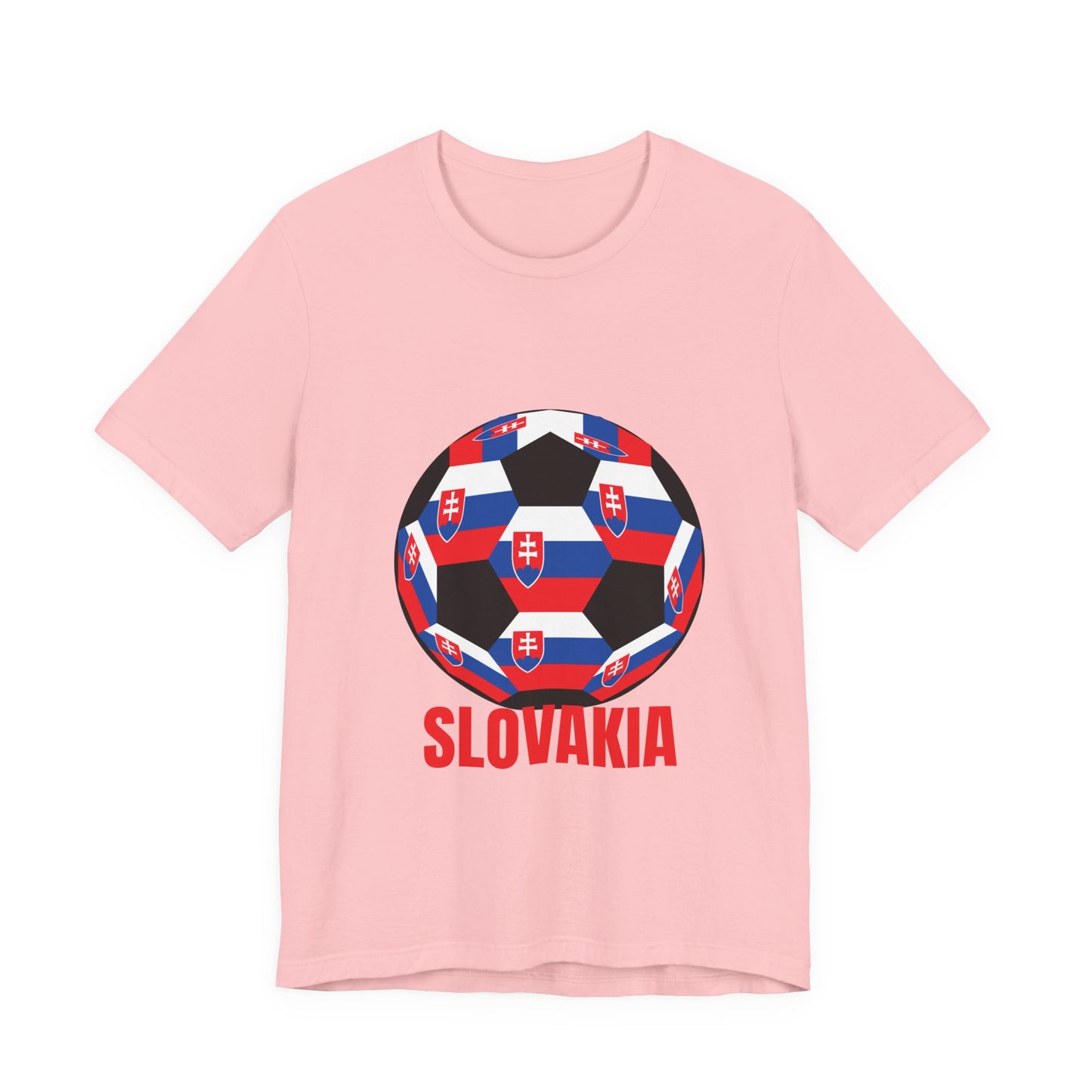 Slovakia Fan Specialty Soccer Ball Design T Shirt