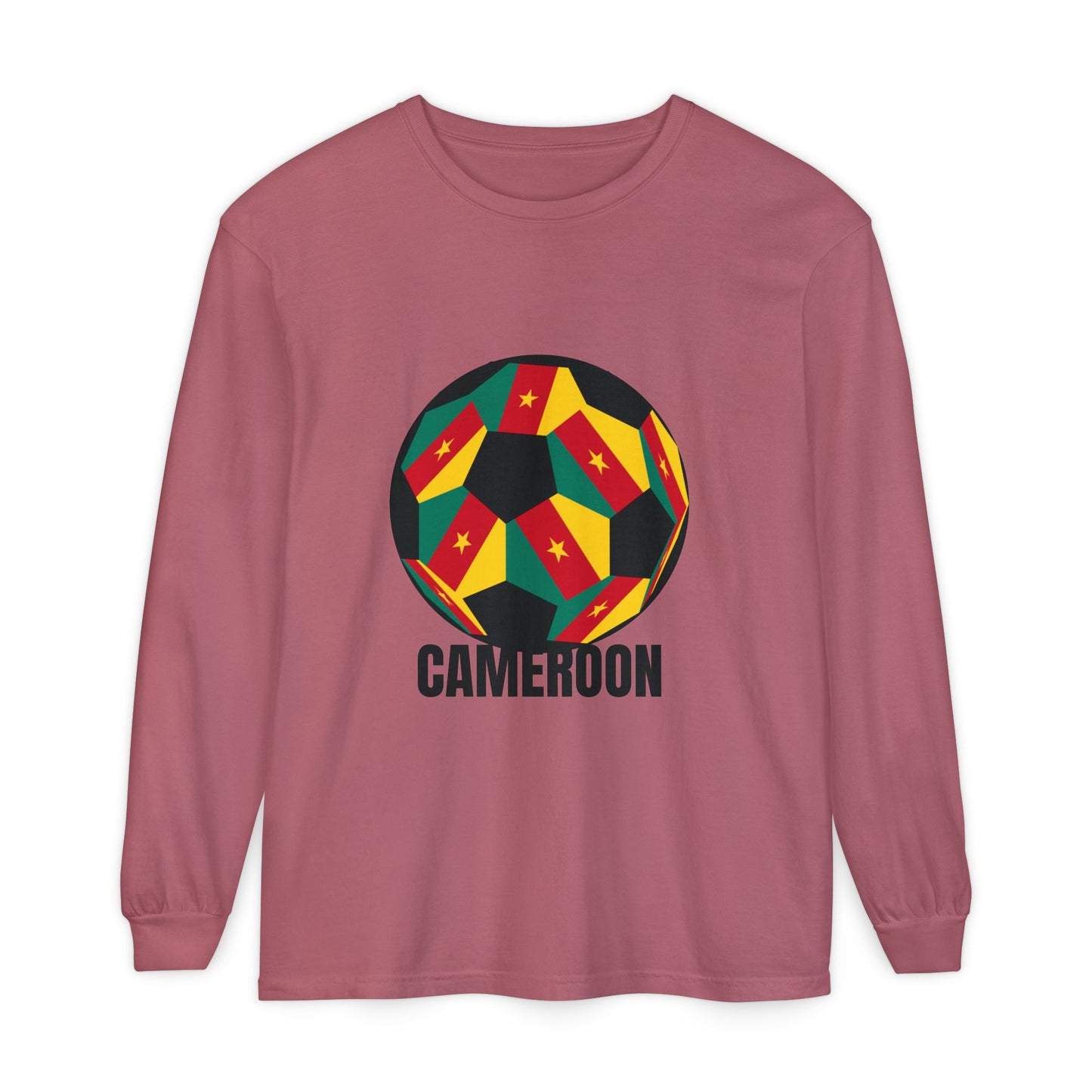 Cameroon Fan Specialty Soccer Ball Design T Shirt