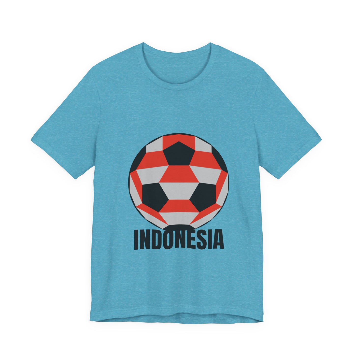 Indonesia Fan Specialty Soccer Ball Design T Shirt