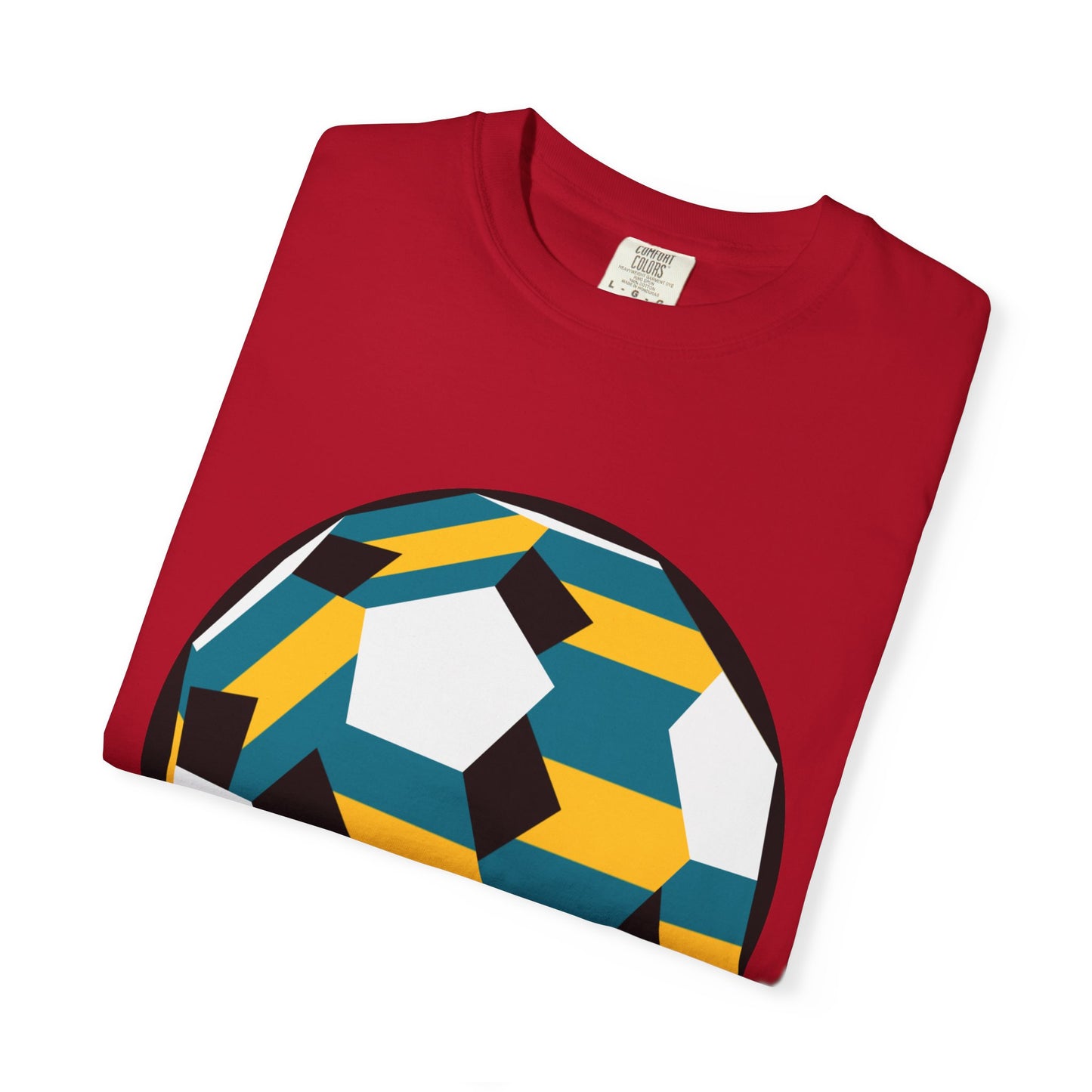 Bahamas Fan Specialty Soccer Ball Design T Shirt