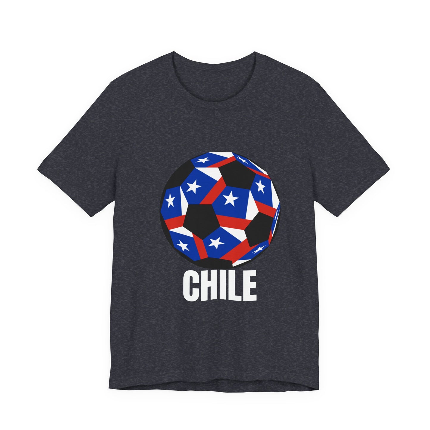 Chile Fan Specialty Soccer Ball Design T Shirt