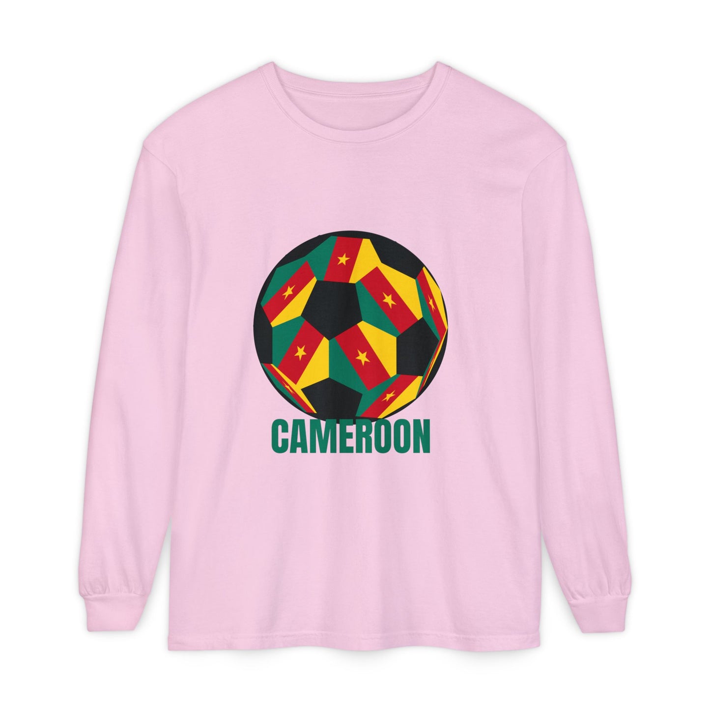 Cameroon Fan Specialty Soccer Ball Design Long Sleeve