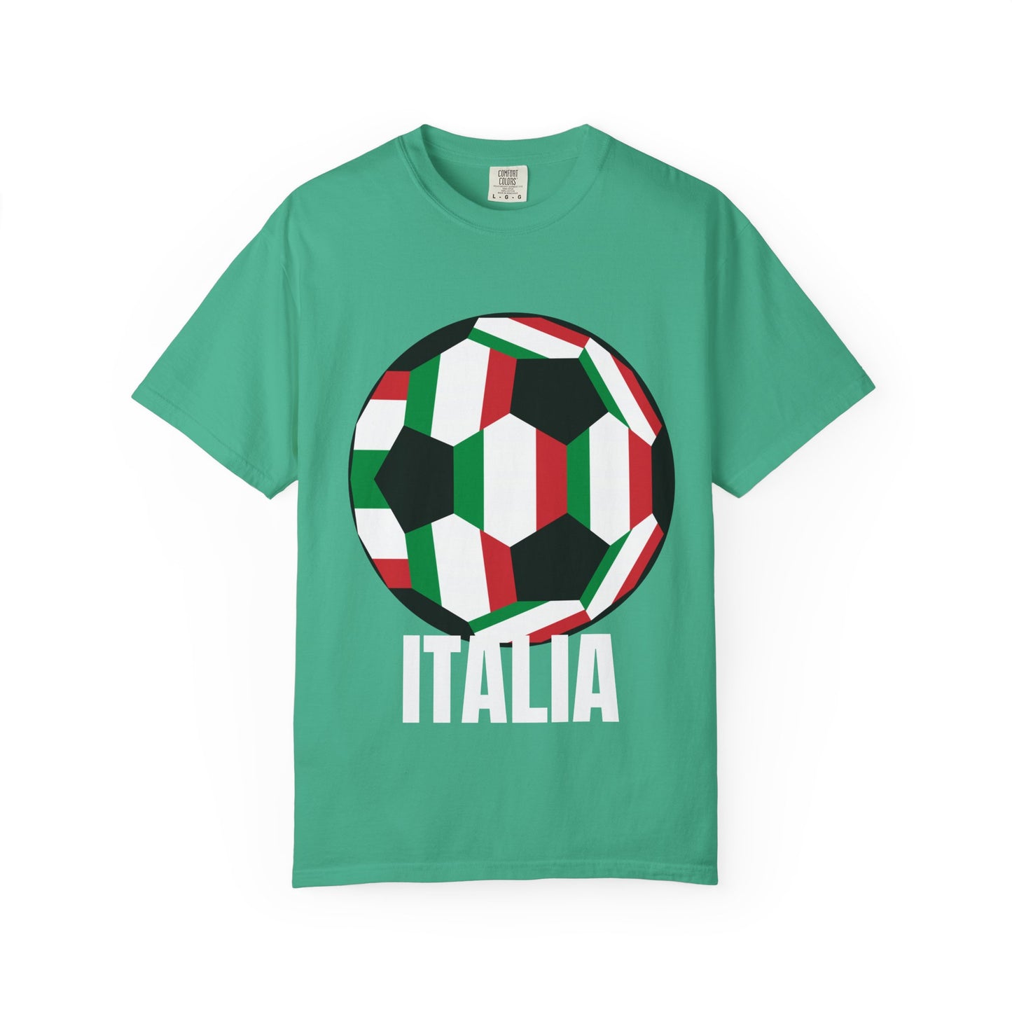 Italia Fan Specialty Soccer Ball Design T Shirt