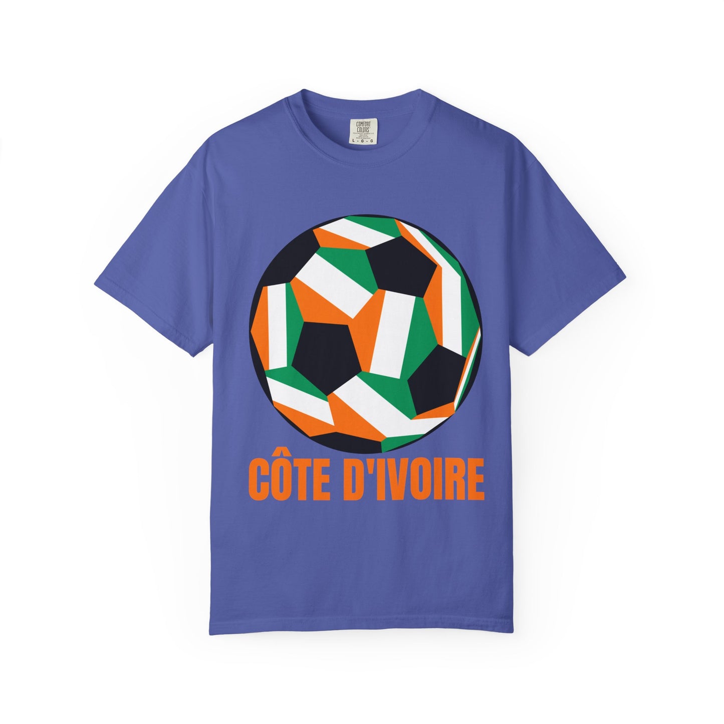 CÔTE D' IVOIRE Fan Specialty Soccer Ball Design T Shirt