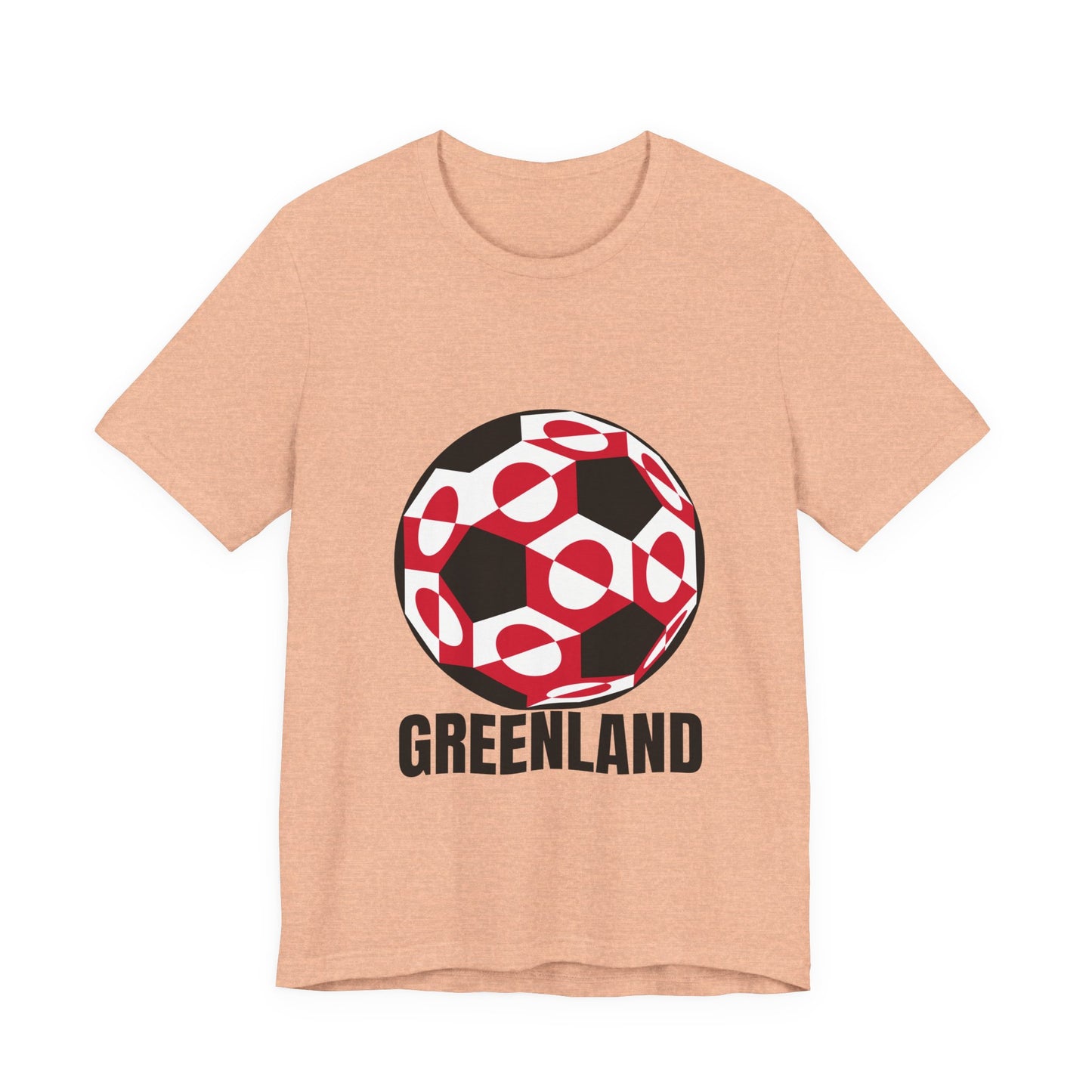 Greenland Fan Specialty Soccer Ball Design T Shirt