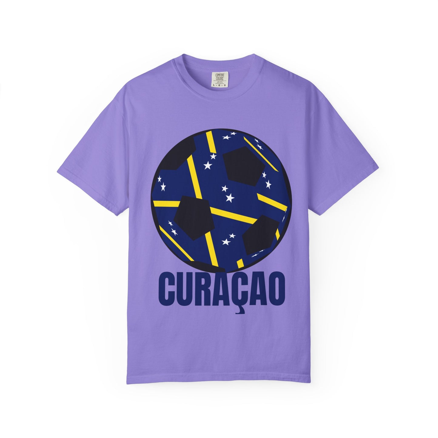 CURAÇAO Fan Specialty Soccer Ball Design T Shirt
