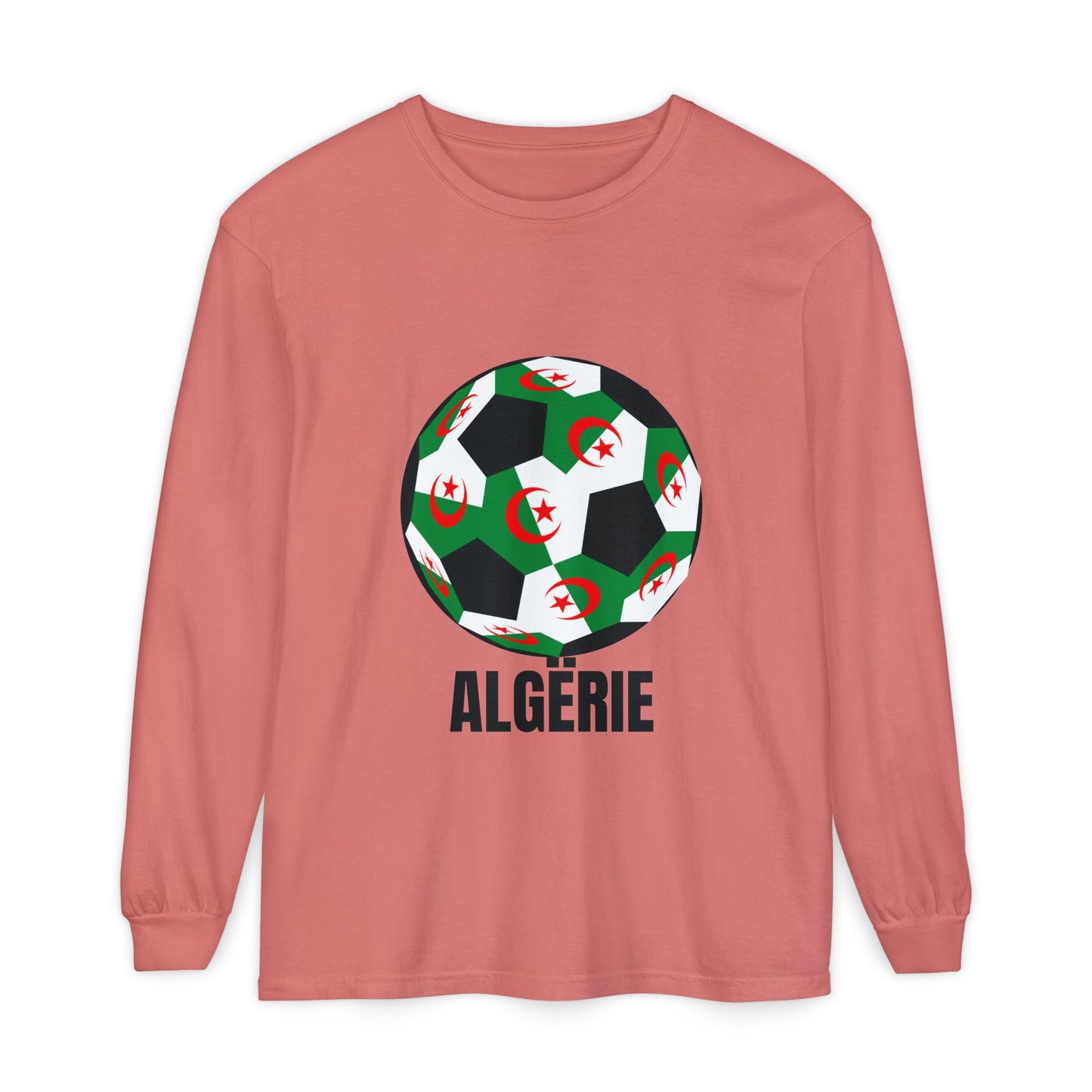 ALGËRIE Fan Specialty Soccer Ball Design T Shirt