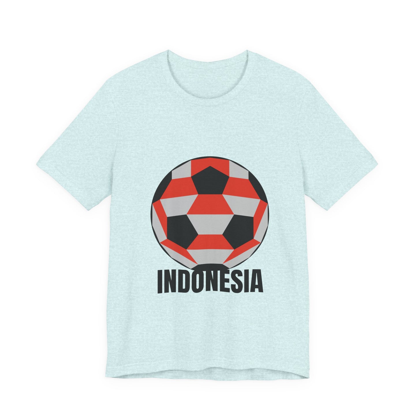 Indonesia Fan Specialty Soccer Ball Design T Shirt