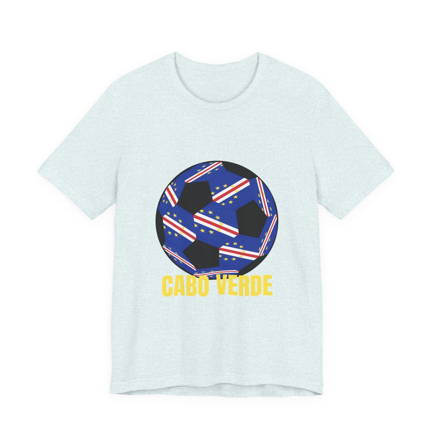 Cabo Verde Fan Specialty Soccer Ball Design T Shirt