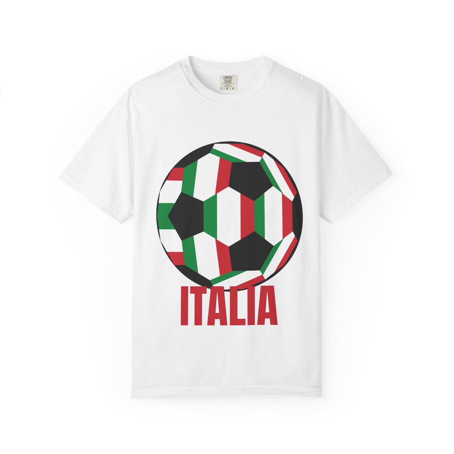 Italia Fan Specialty Soccer Ball Design T Shirt
