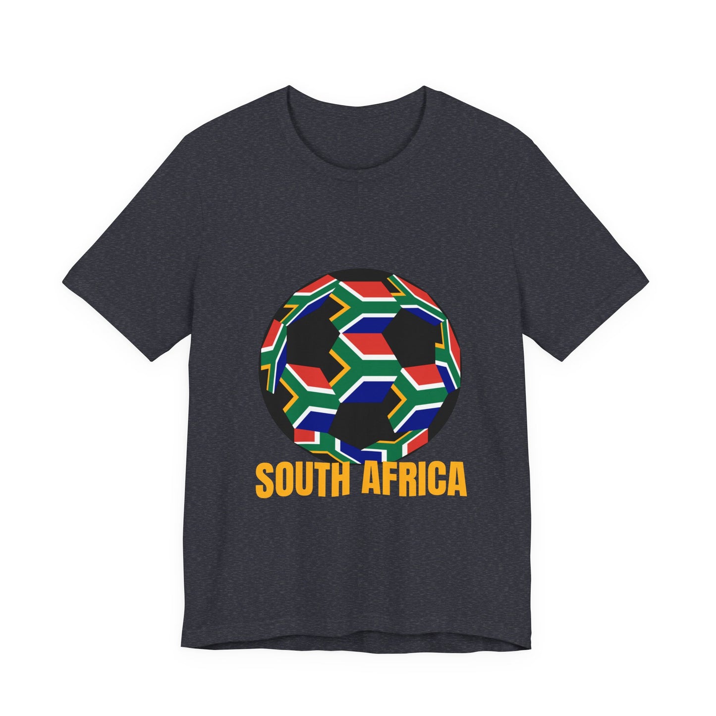South Africa Fan Specialty Soccer Ball Design T Shirt