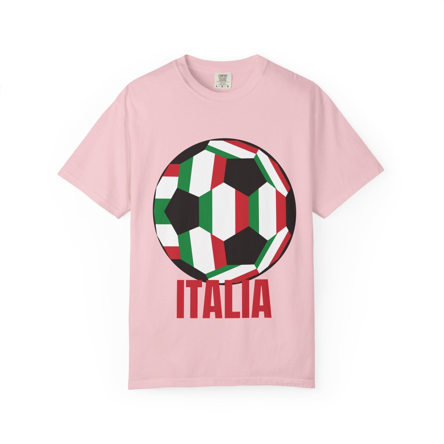 Italia Fan Specialty Soccer Ball Design T Shirt
